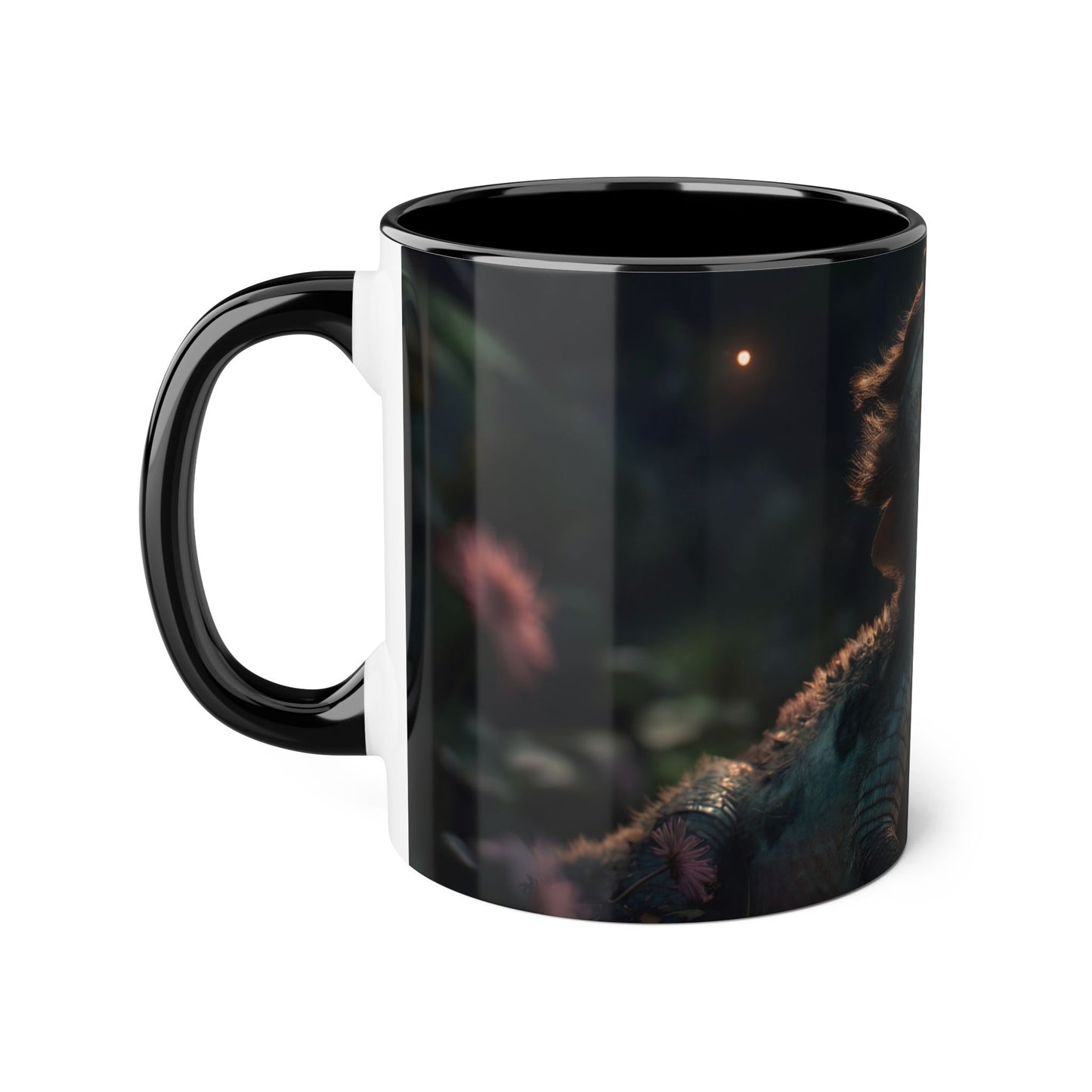 Butterfly Sentinel Accent Mugs, 11oz – Gentle Guardian in Twilight Glow