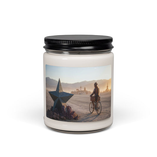 Desert Star Cyclist Scented Soy Candle, 9oz – Golden Hour Wanderer