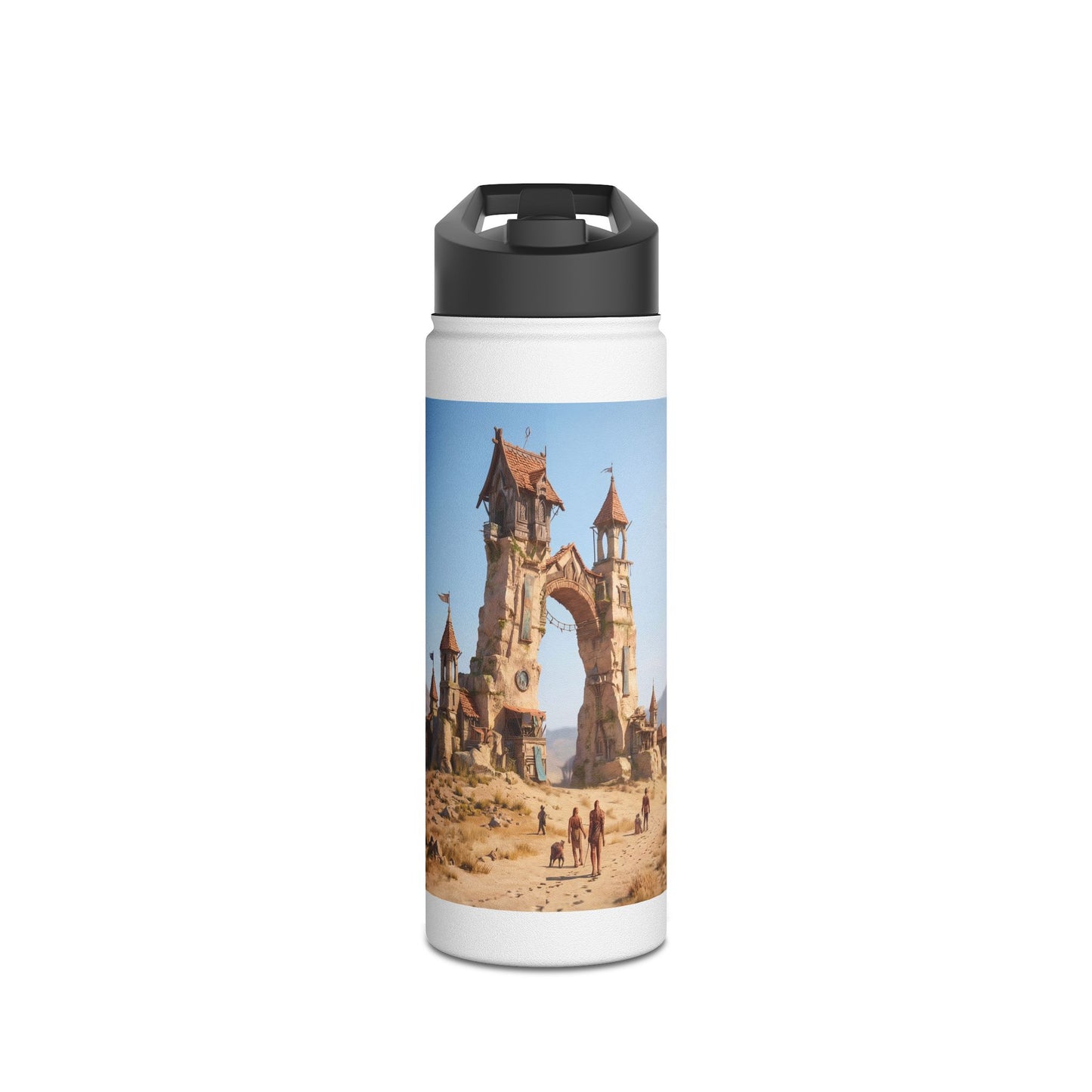 Desert Citadel Water Bottle – Sunlit Ruins of the Forgotten Kingdom