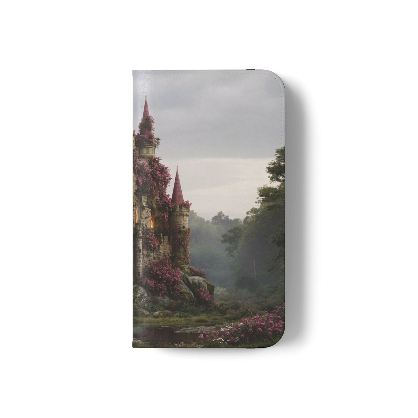 Blossom Spire Flip Cases – Pink Ivy Gothic Castle Cover