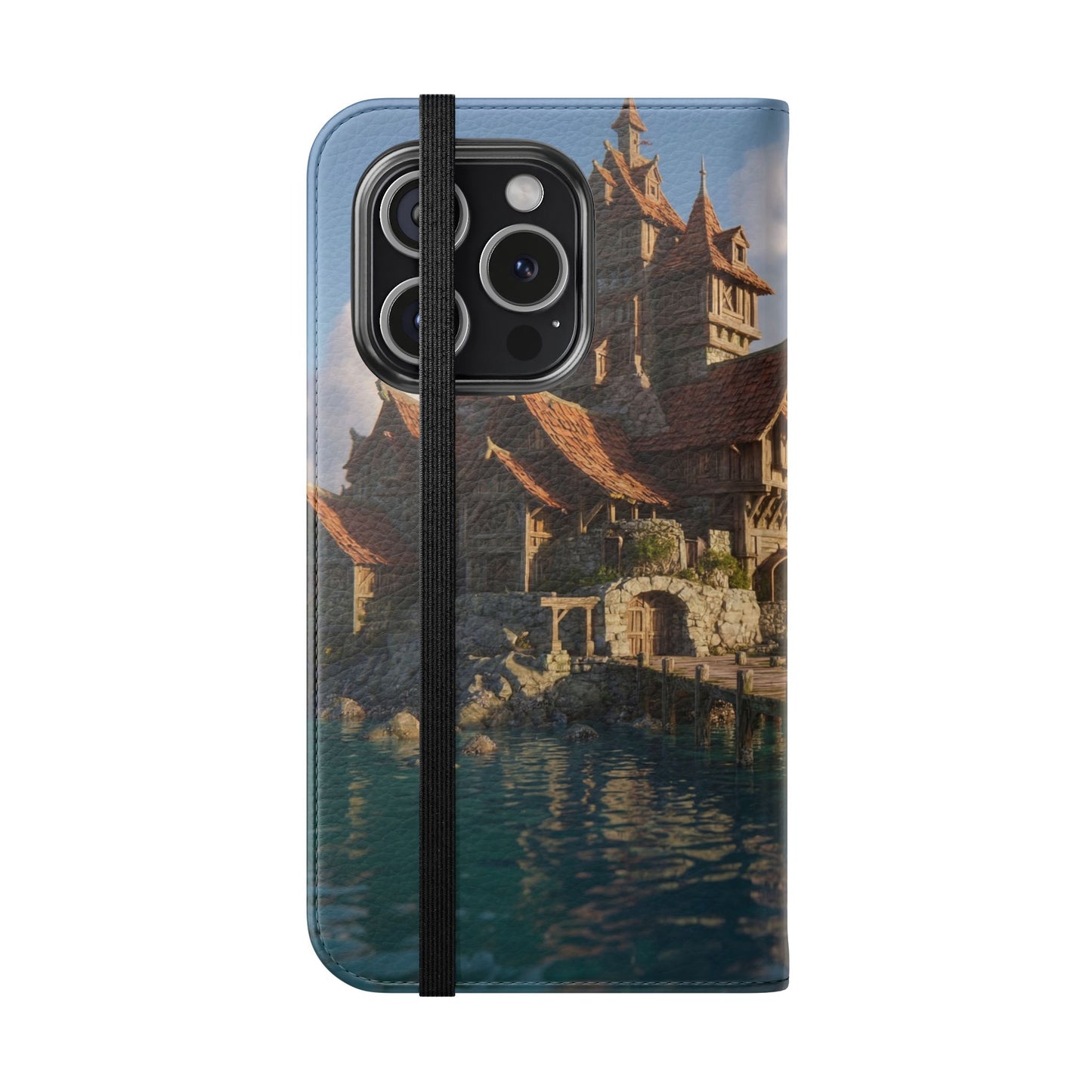 Cobblestone Harbor Flip Cases – Timber Town Seaside Walkway