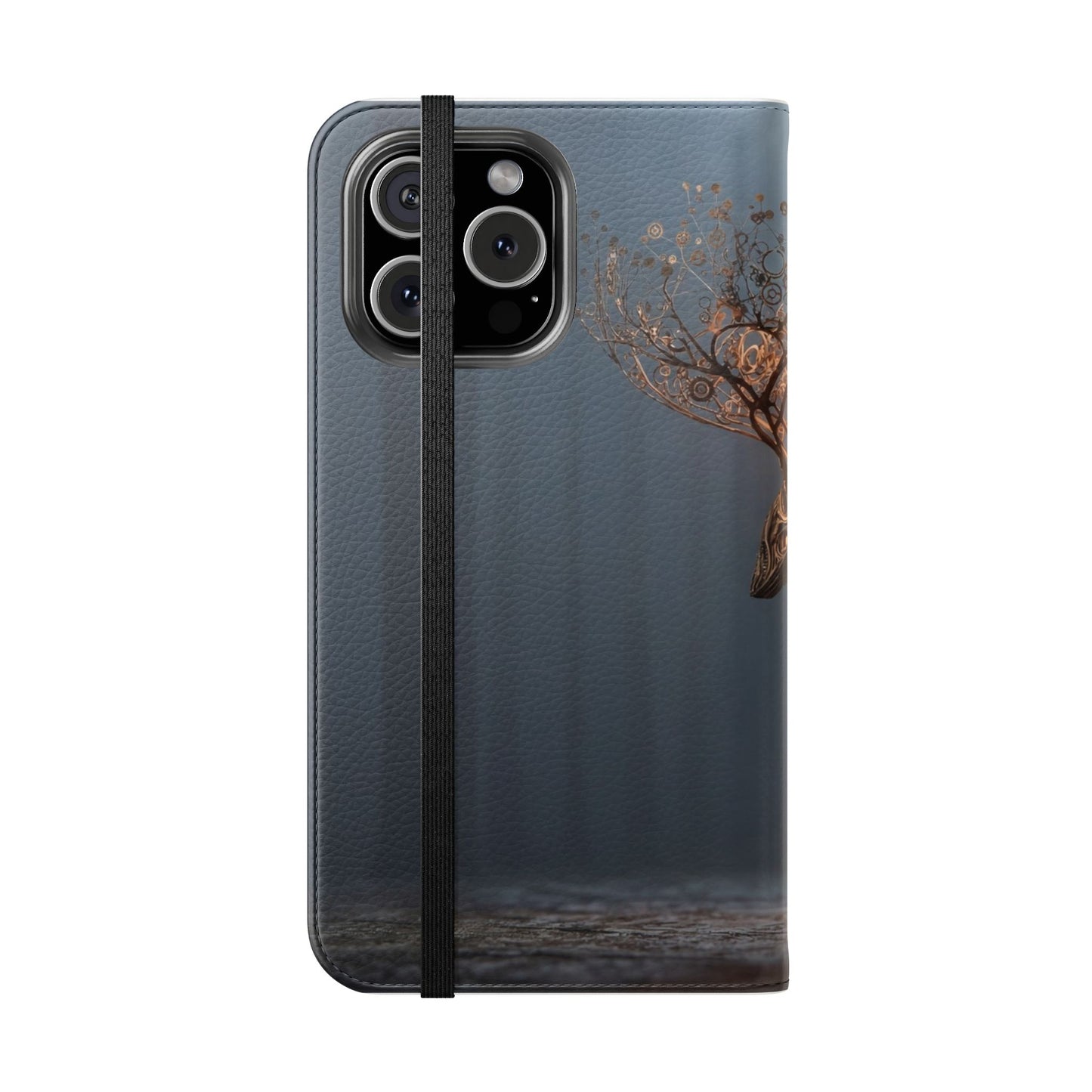 Mechanical Deer Flip Cases – Gears and Twilight Forest Guardian