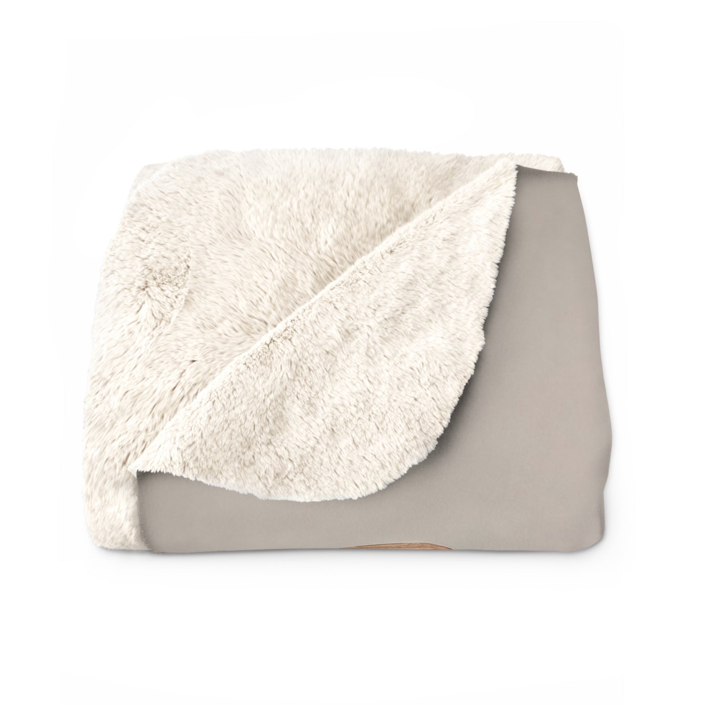 Wandering Wizard Sherpa Fleece Blanket – Moonlit Path Companion