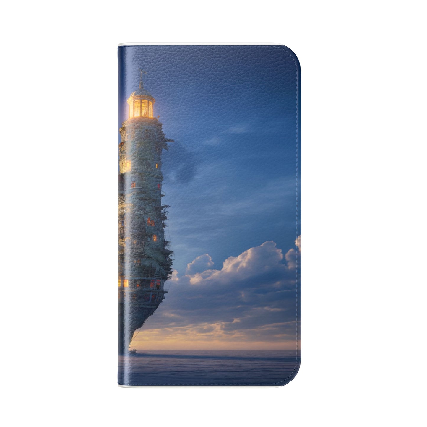 Twilight Sentinel Flip Cases – Lighthouse on a Storm-Tossed Sea