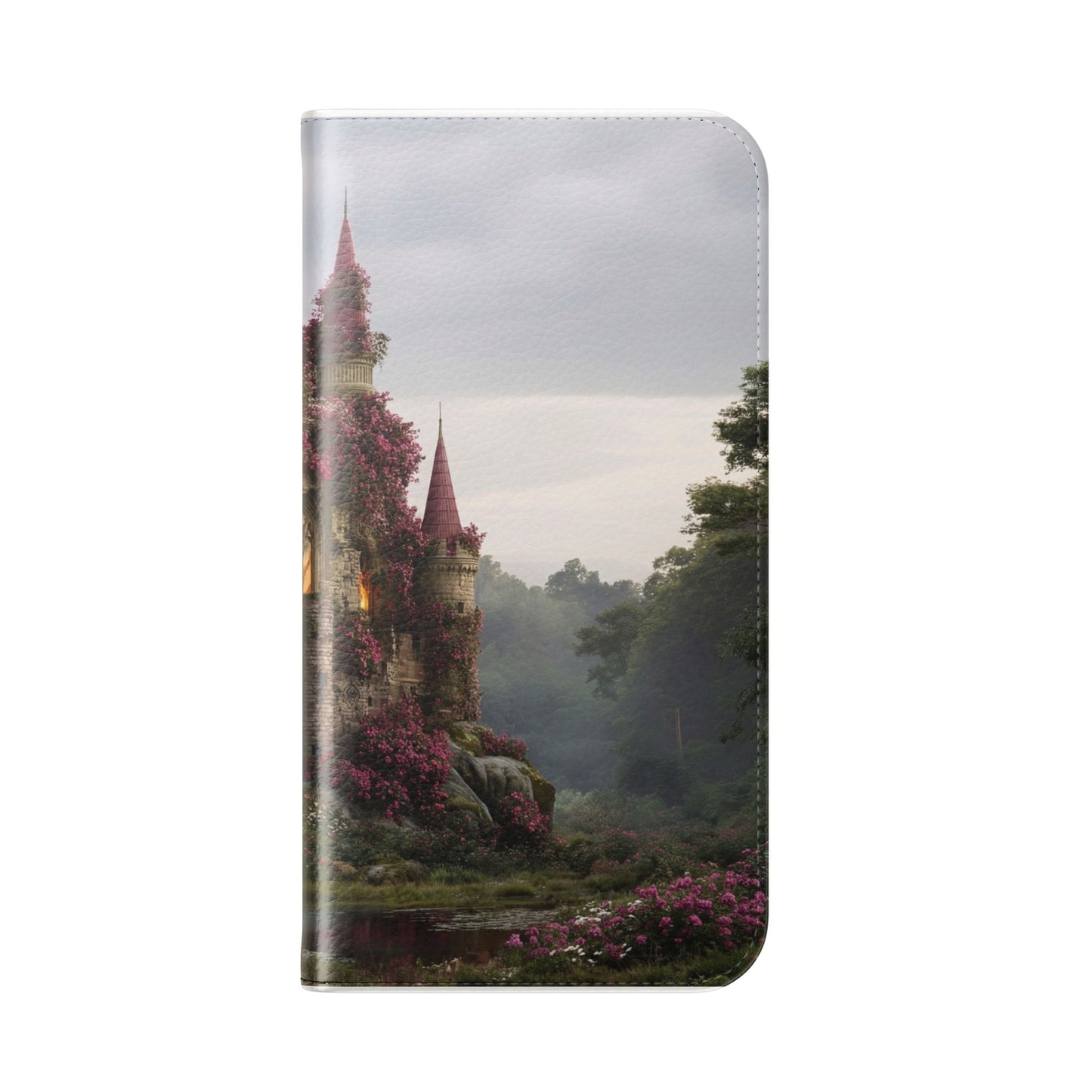 Blossom Spire Flip Cases – Pink Ivy Gothic Castle Cover