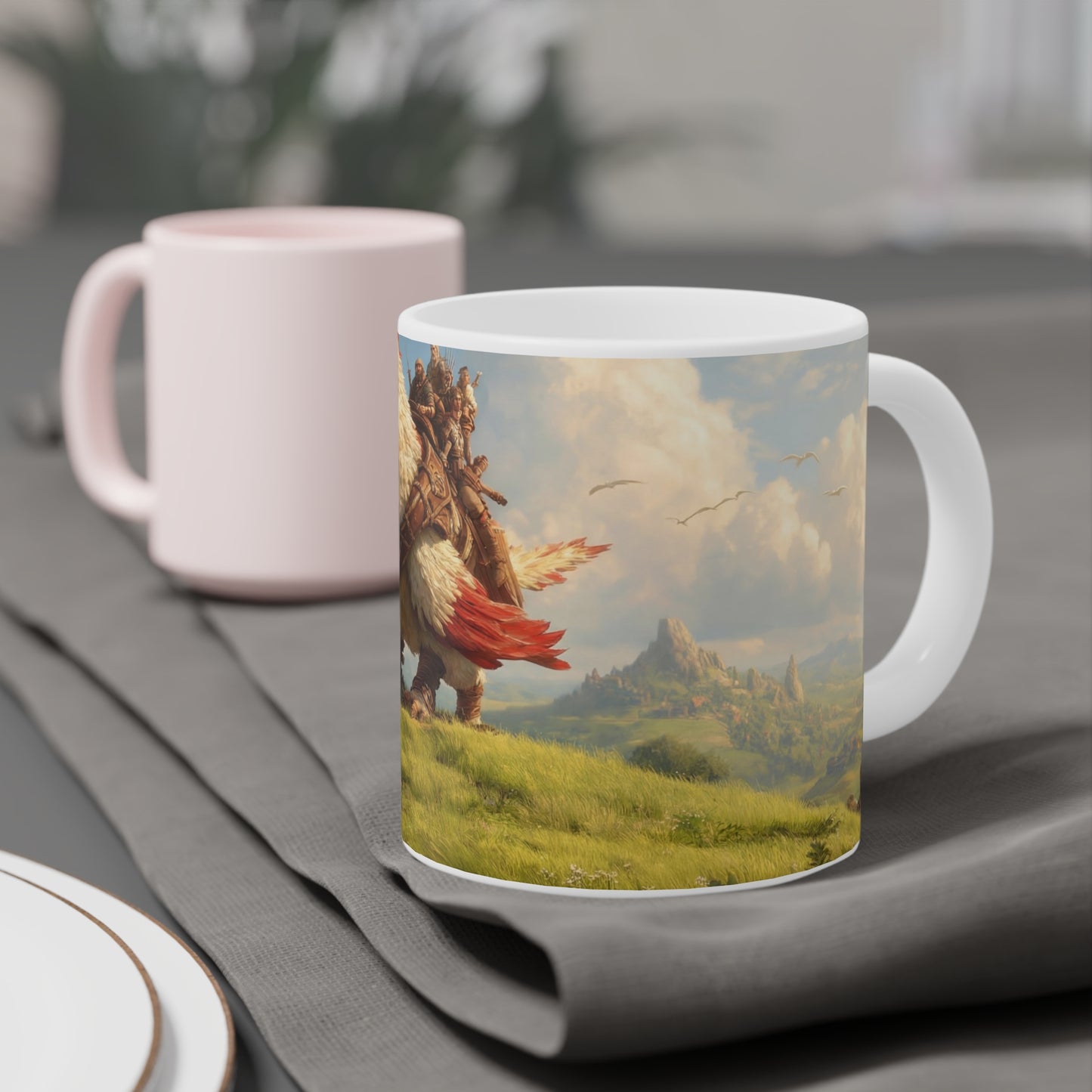 Skybound Eagle Riders Ceramic Mugs (11oz\15oz\20oz) – Dawn’s Pathfinder Expedition