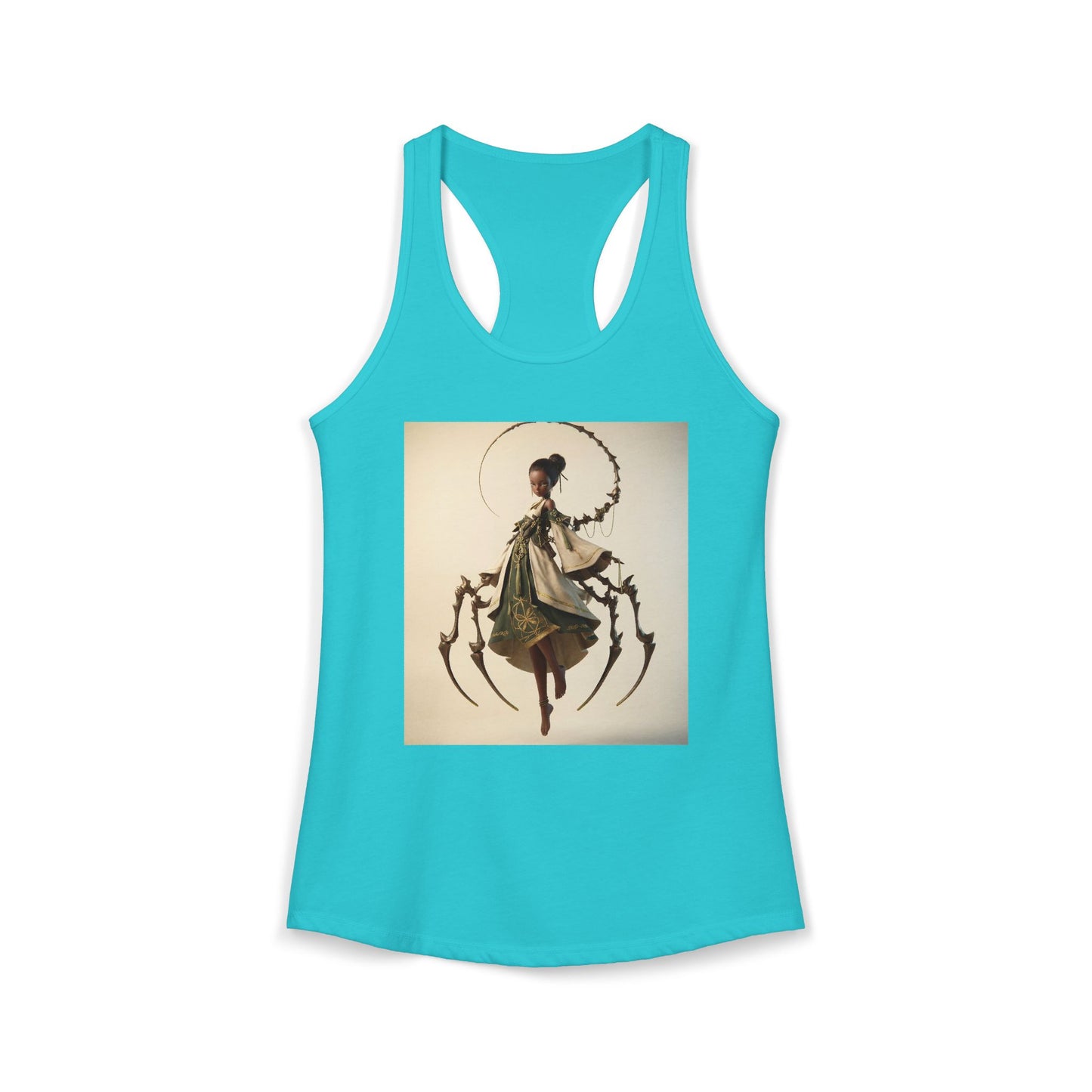 Bone Sentinel Women's Ideal Racerback Tank – Verdant Guardian Float