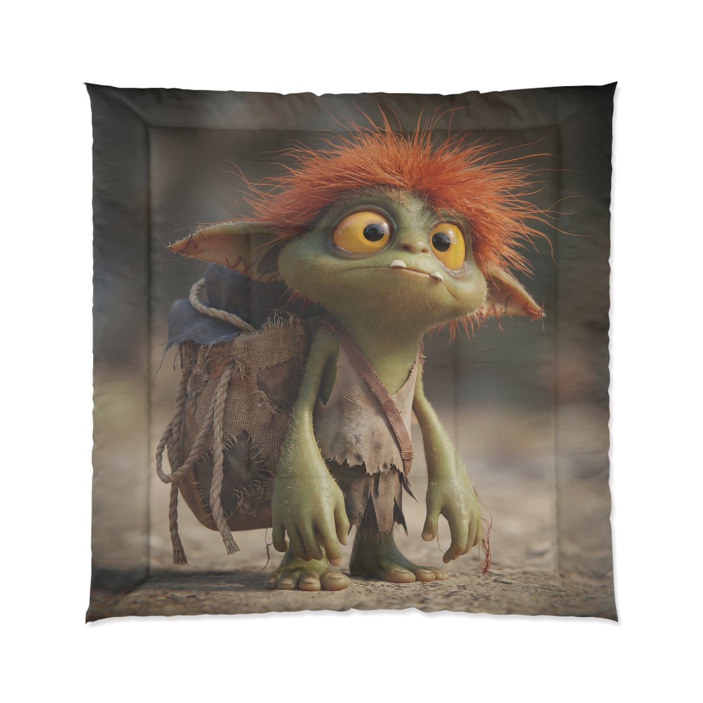 Gnome Scout Comforter – Sunlit Path Wanderer