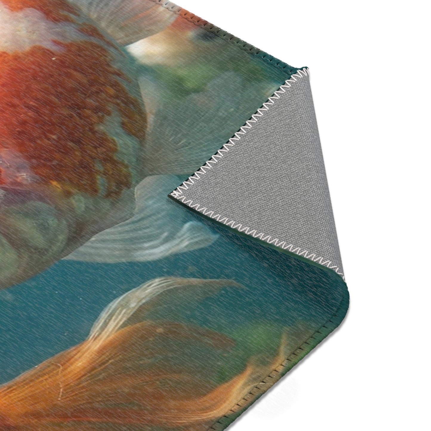 Golden Comet School Rug – Liquid Light Beneath the Water