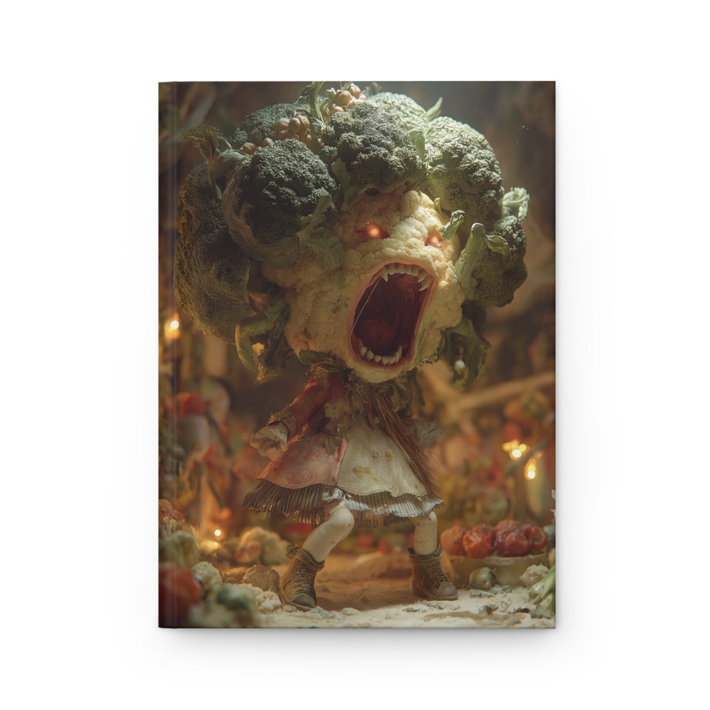 Vegetable Market Goblin Journal Matte – Roaring Broccoli Guardian