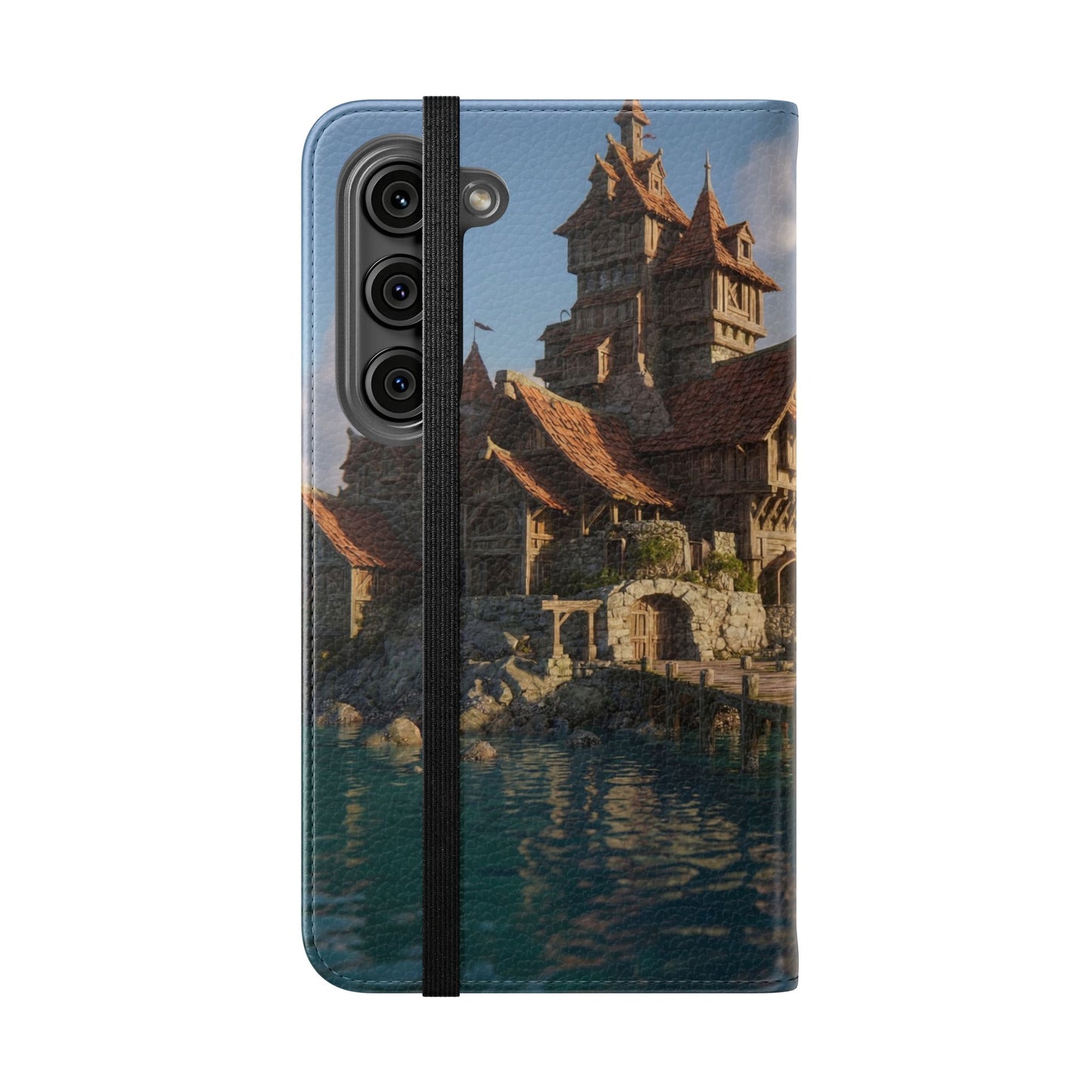 Cobblestone Harbor Flip Cases – Timber Town Seaside Walkway