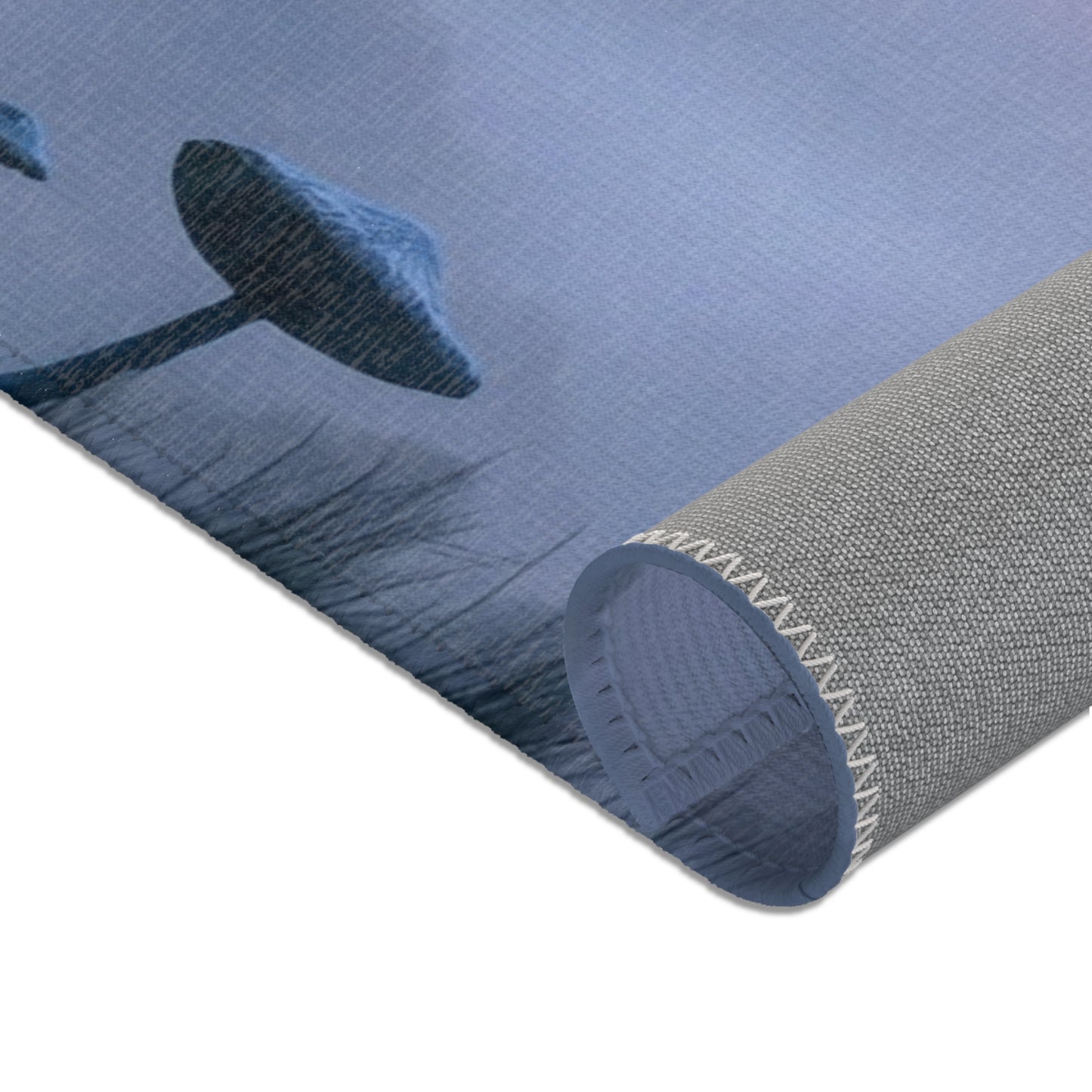 Moonlit Sentinel Area Rugs – Crimson Sky Over Misty Peaks