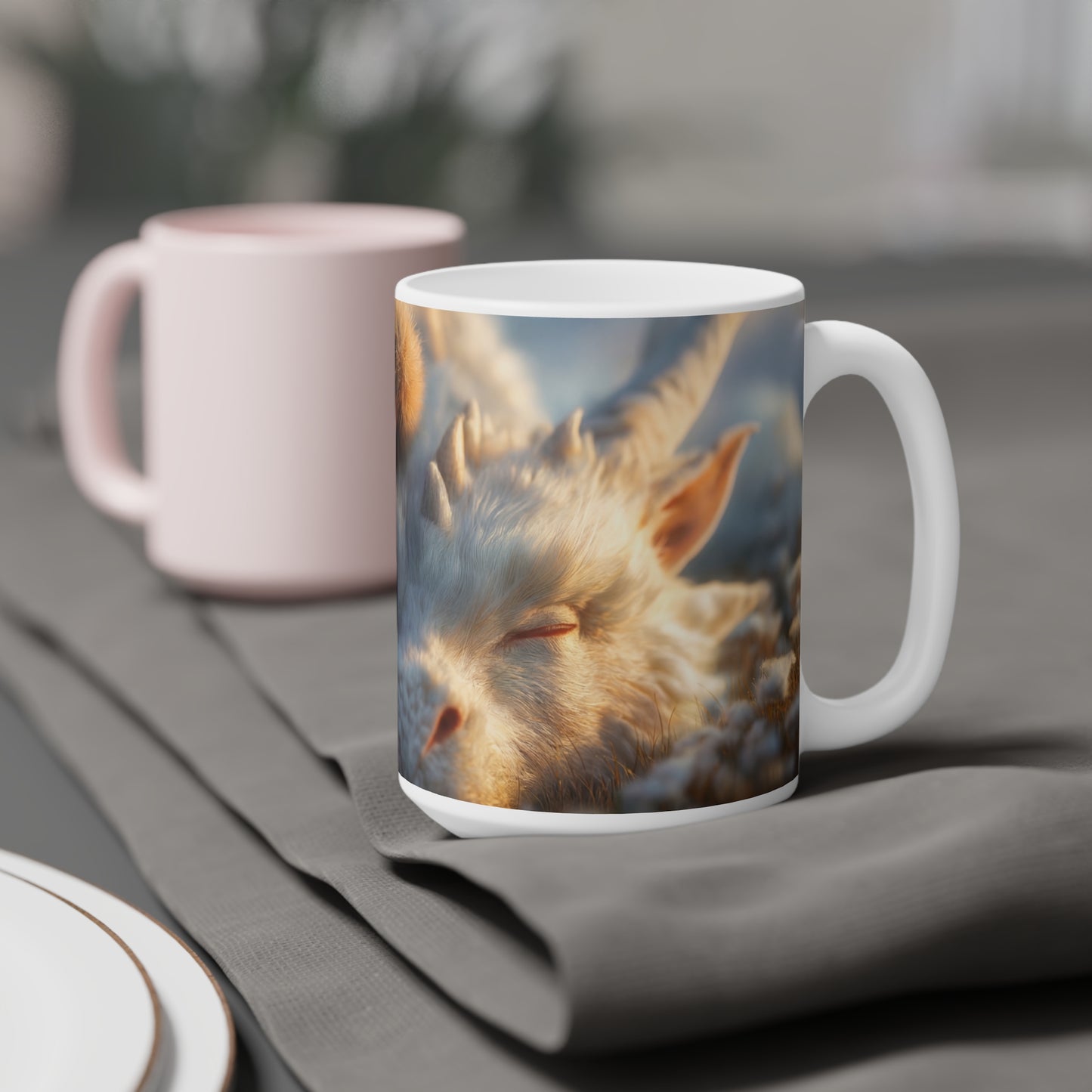 Snowbound Sentinel Ceramic Mugs (11oz\15oz\20oz) – Warmth of Winter’s Quiet Pact
