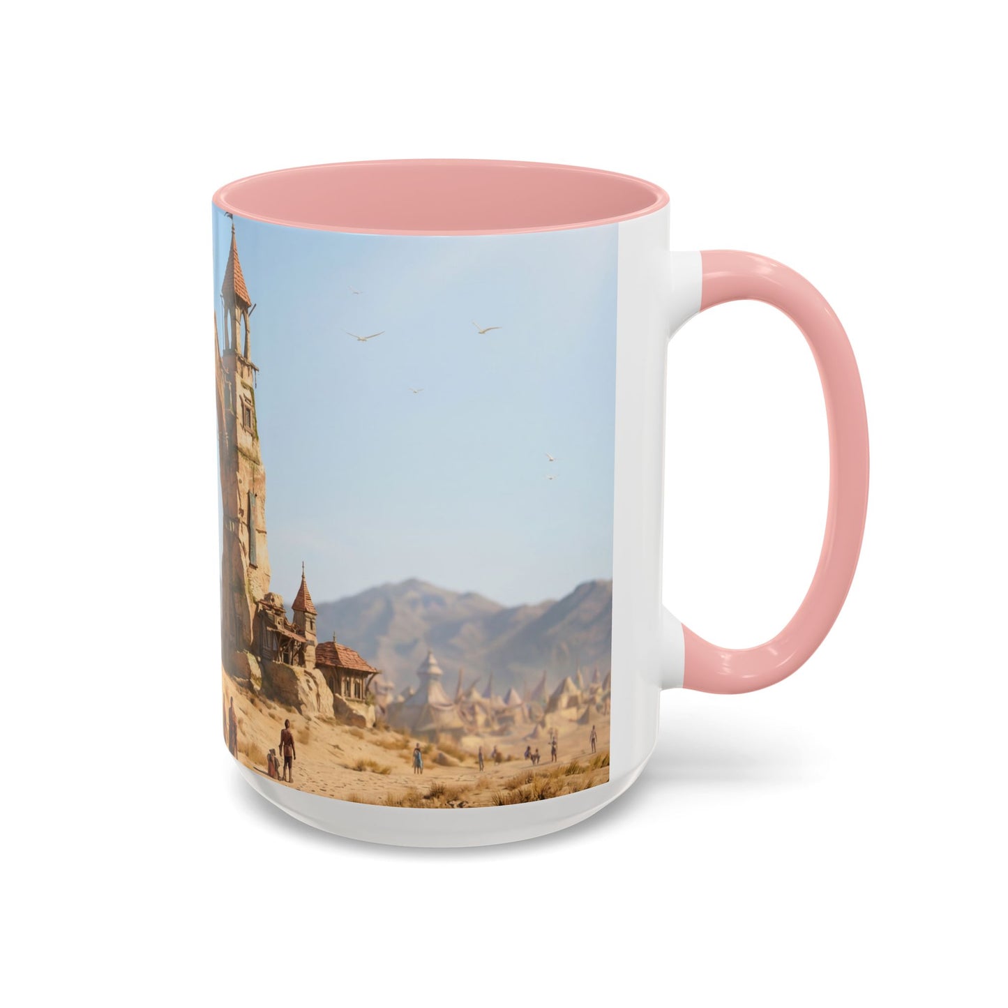 Desert Sentinel Archway Accent Coffee Mug (11, 15oz) – Sun-Scorched Cityscape