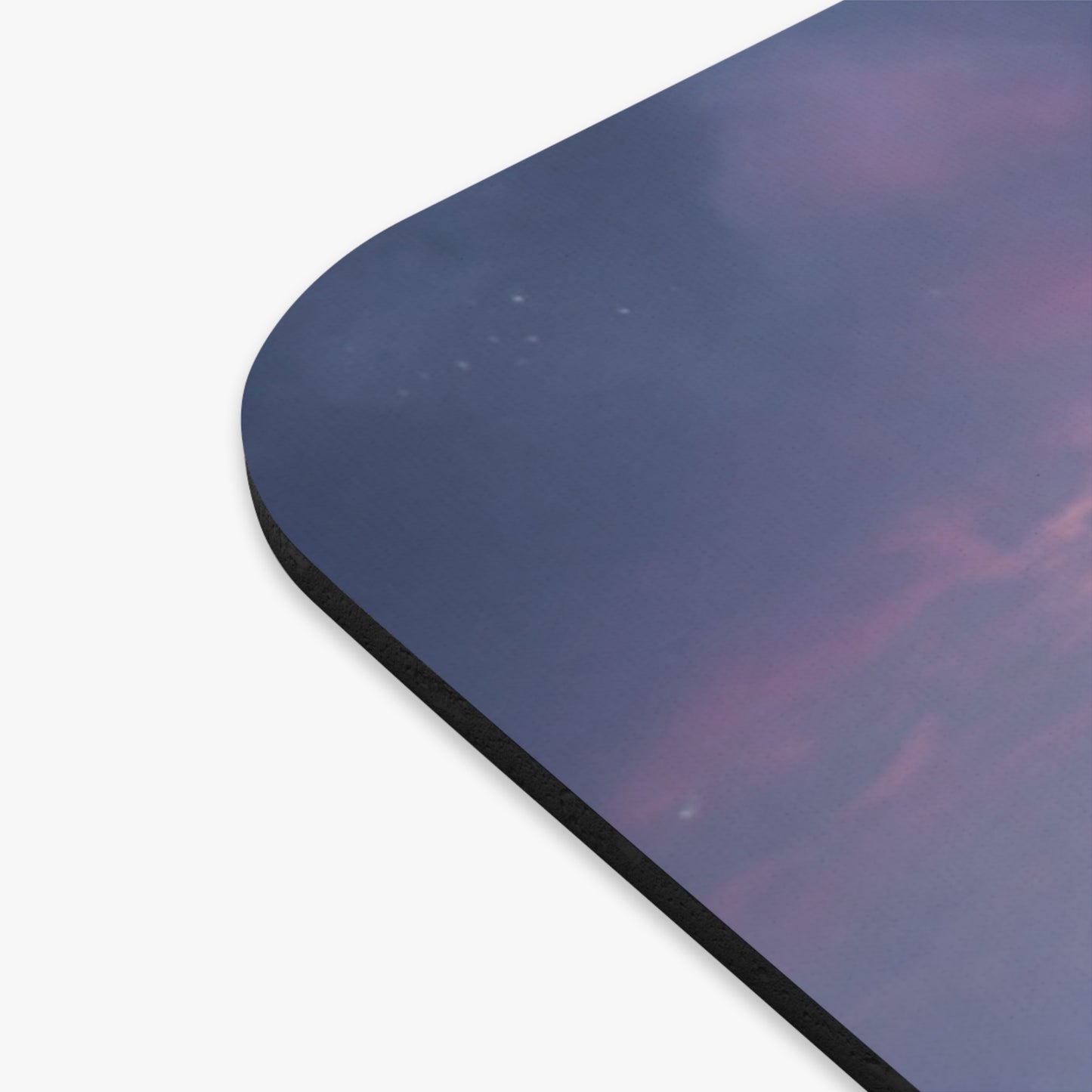 Moonlit Sentinel Mouse Pad (Rectangle) – Twilight Guardian on Misty Peak