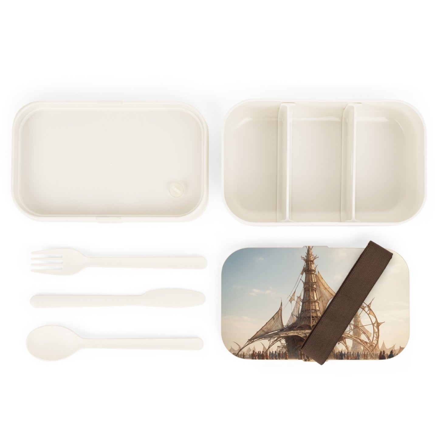 Desert Sky-Sail Bento Lunch Box – Aetherial Market at Dusk