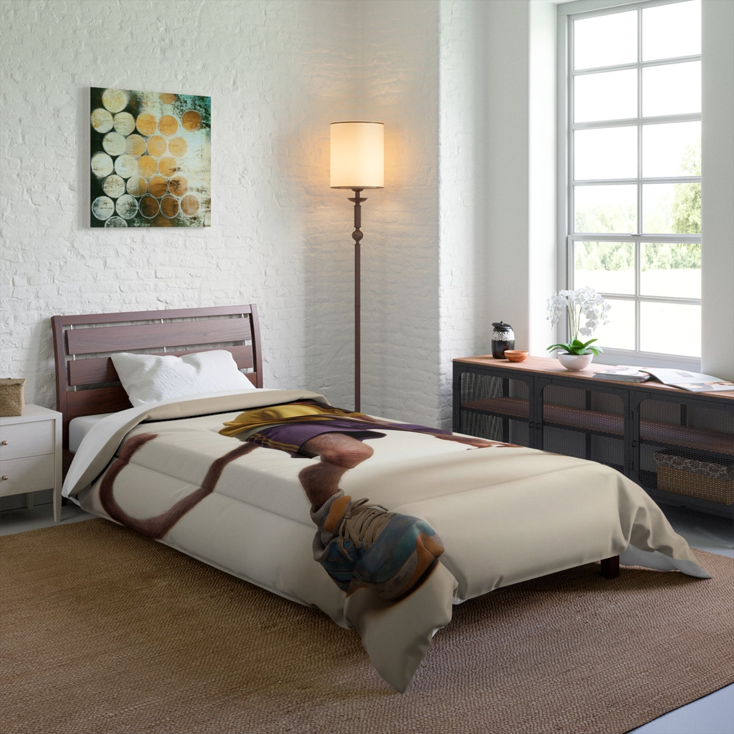 Streetwise Monkey Comforter – Urban Gym Rat Dreamscape