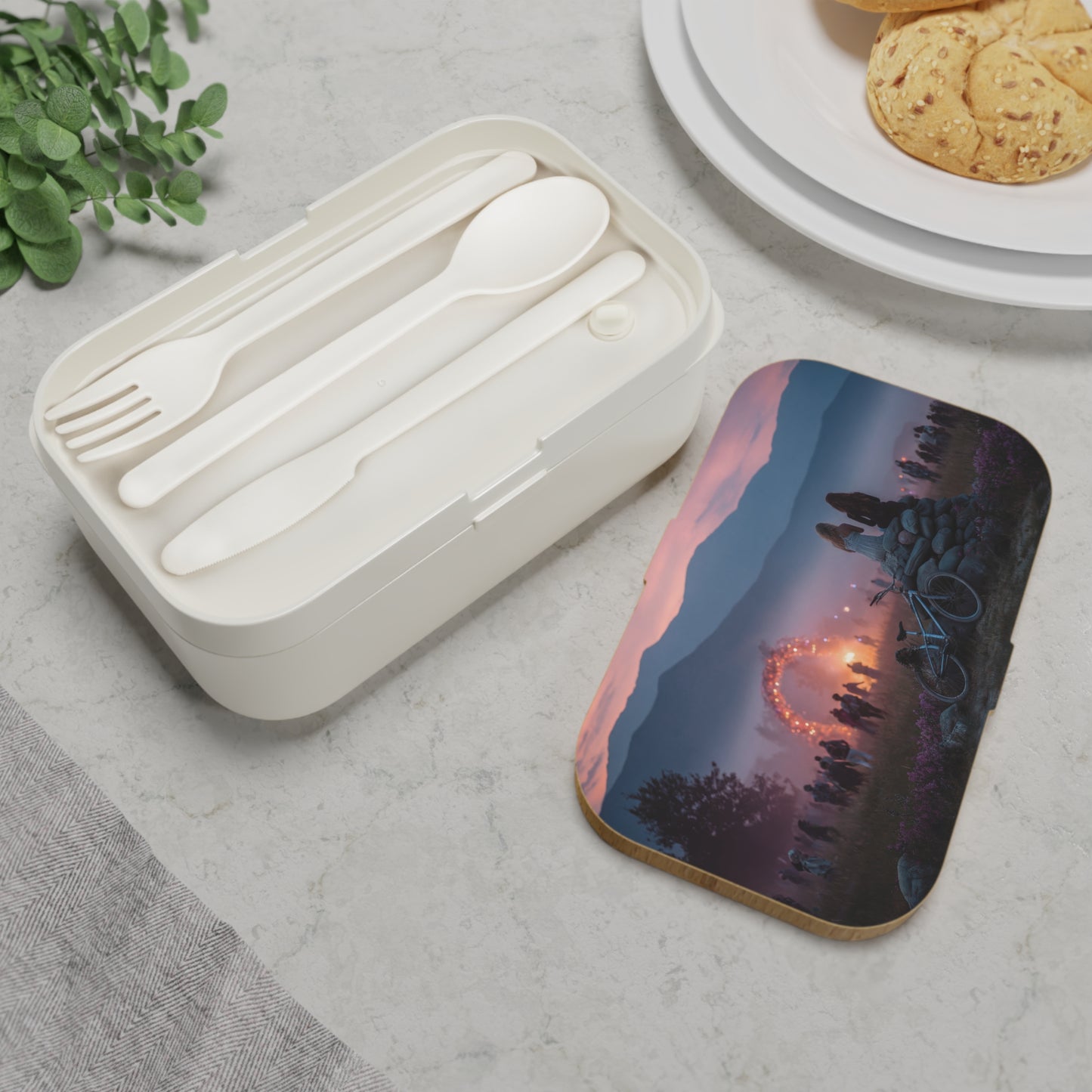 Twilight Festival Arch Bento Lunch Box – Shared Silence Among the Mountains