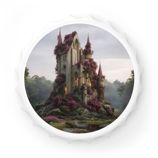 Rose-Spangled Castle Bottle Opener – Twilight Bloom Haven