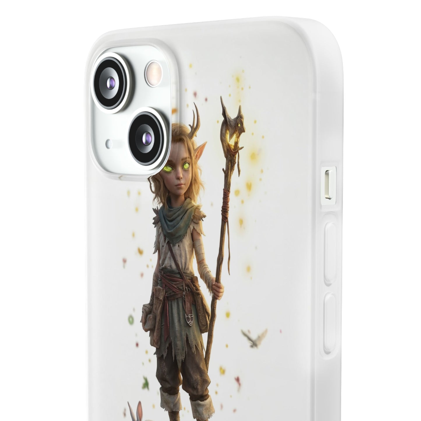 Forest Sentinel Flexi Cases – Luminescent Deerhorn Guardian