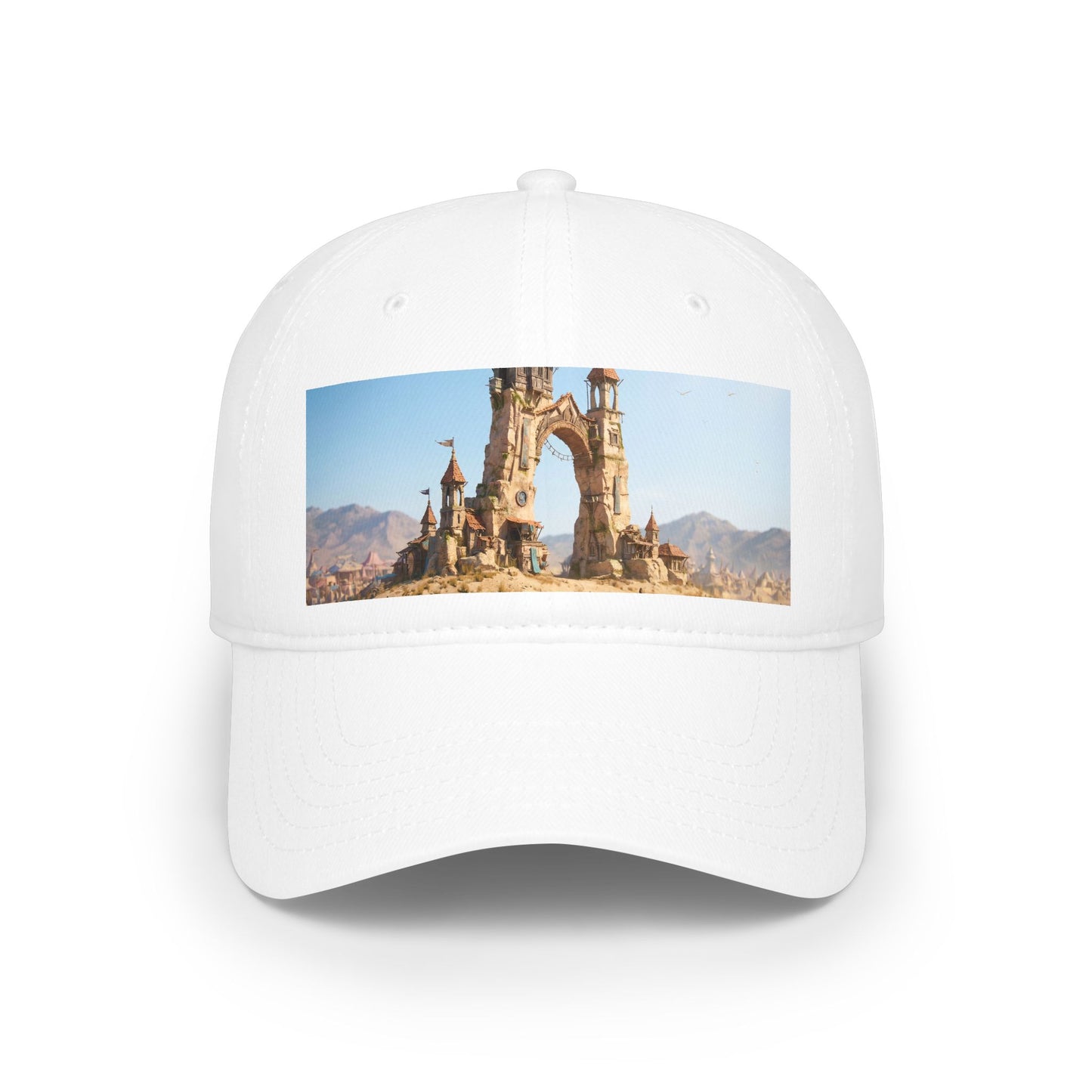 Desert Gatehouse Low Profile Baseball Cap – Arid Sentinel Archway