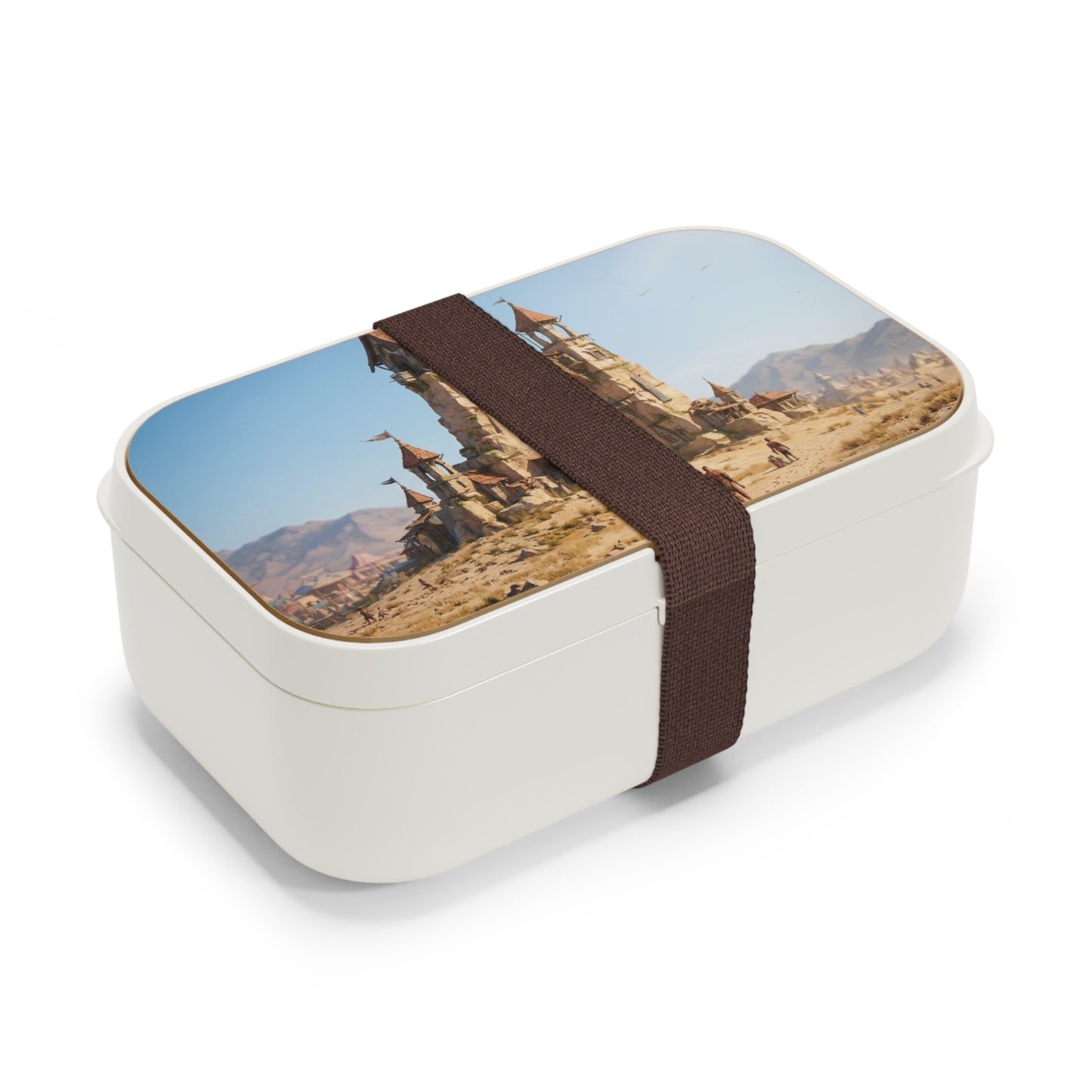 Desert Citadel Bento Lunch Box – Sun-Drenched Ruins of a Forgotten Kingdom