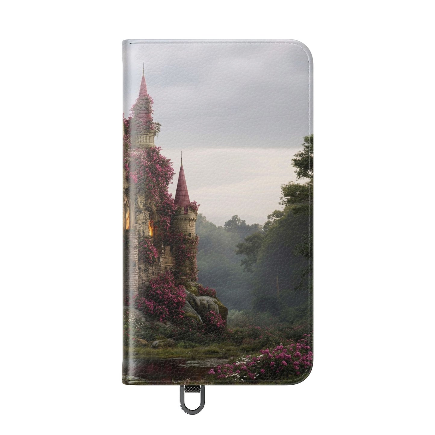 Blossom Spire Flip Cases – Pink Ivy Gothic Castle Cover