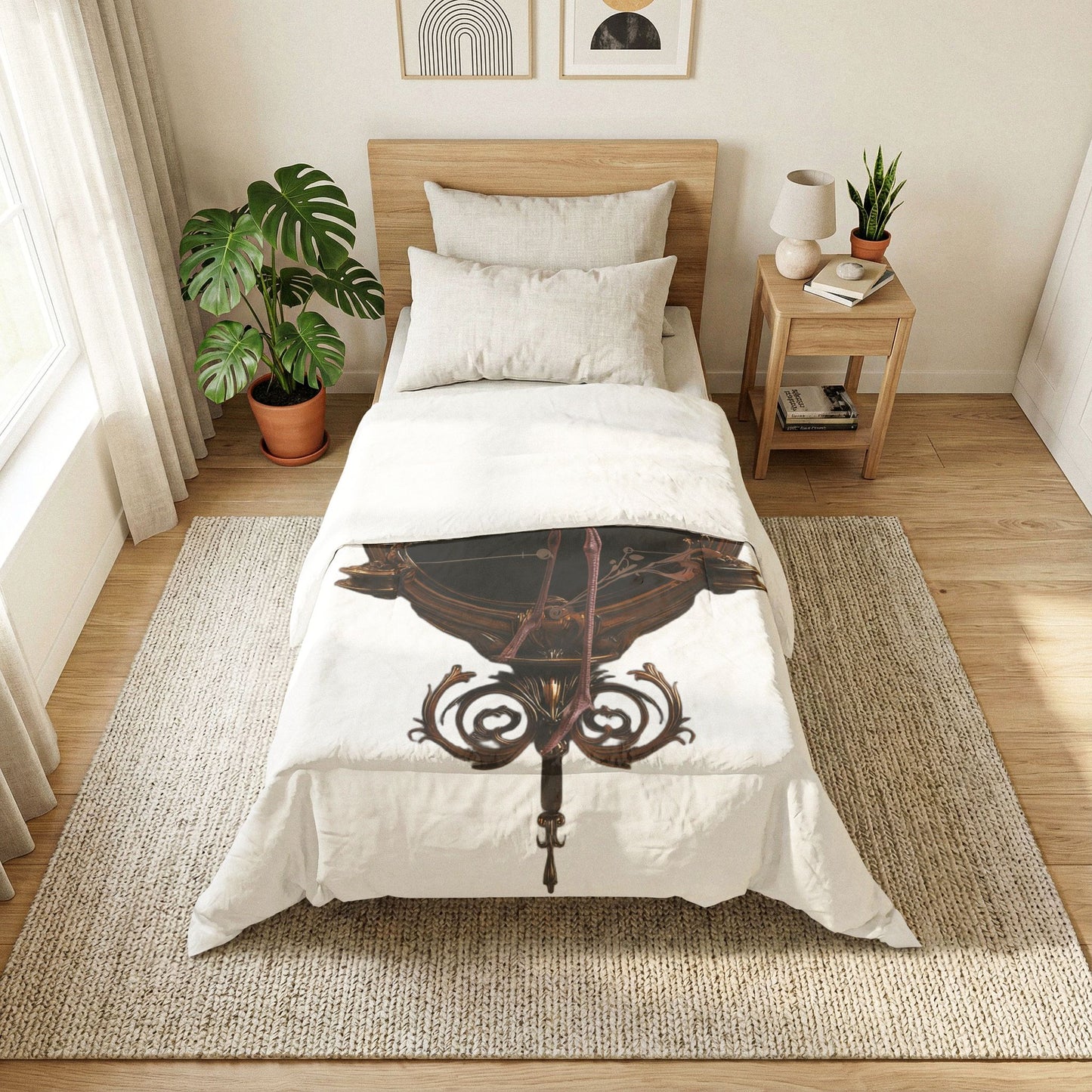 Gilded Flamingo Comforter – The Ritz Ornate Frame Design