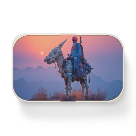 Desert Sage on Mech-Donkey Bento Lunch Box – Sunset Odyssey