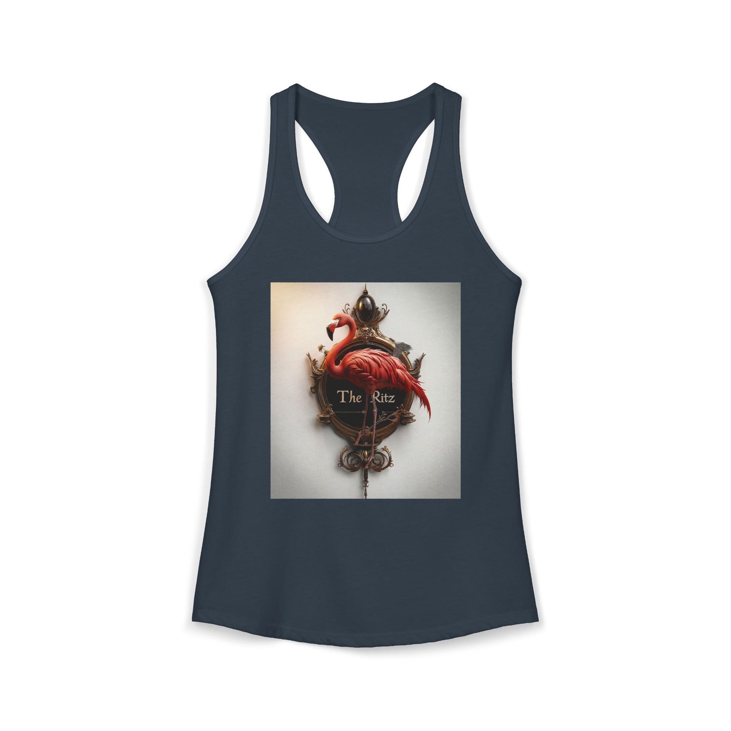 Flamingo Mirror Women's Ideal Racerback Tank – The Ritz Ornate Gold Frame Art