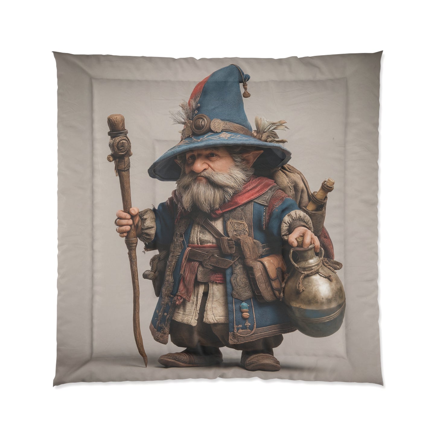 Wandering Wizard Comforter – Whimsical Traveler’s Journey Dreamscape
