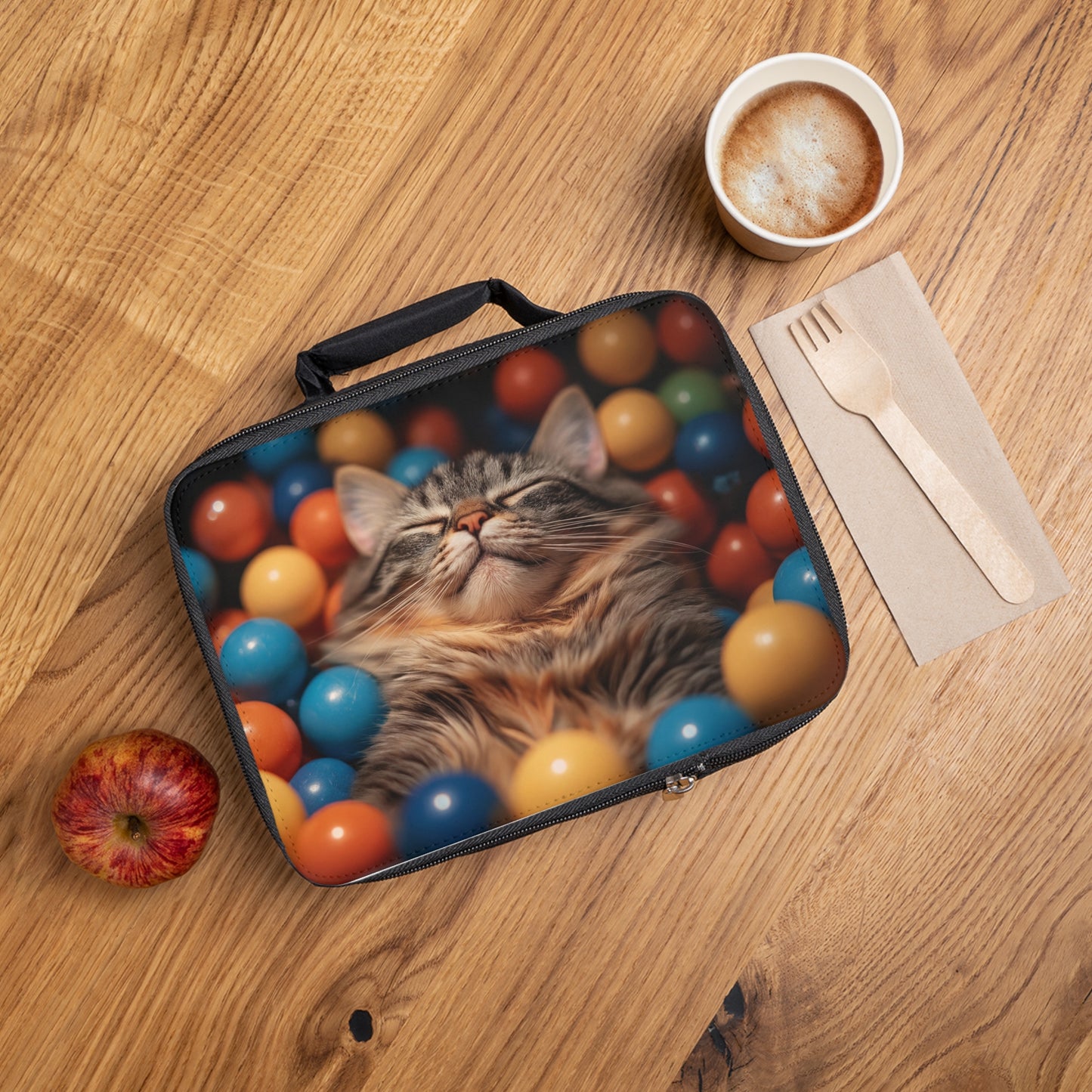 Ball Pit Cat Lunch Bag – Dreamy Whisker Sanctuary