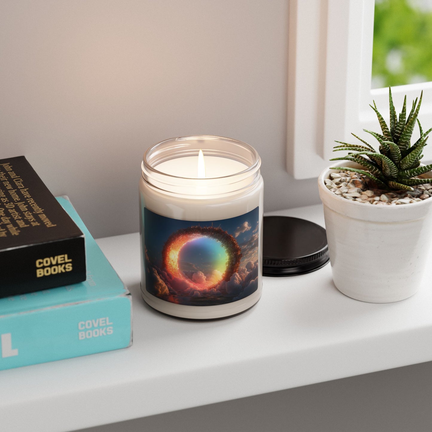 Celestial Vortex Scented Soy Candle, 9oz – Indigo Cloud Dreamscape