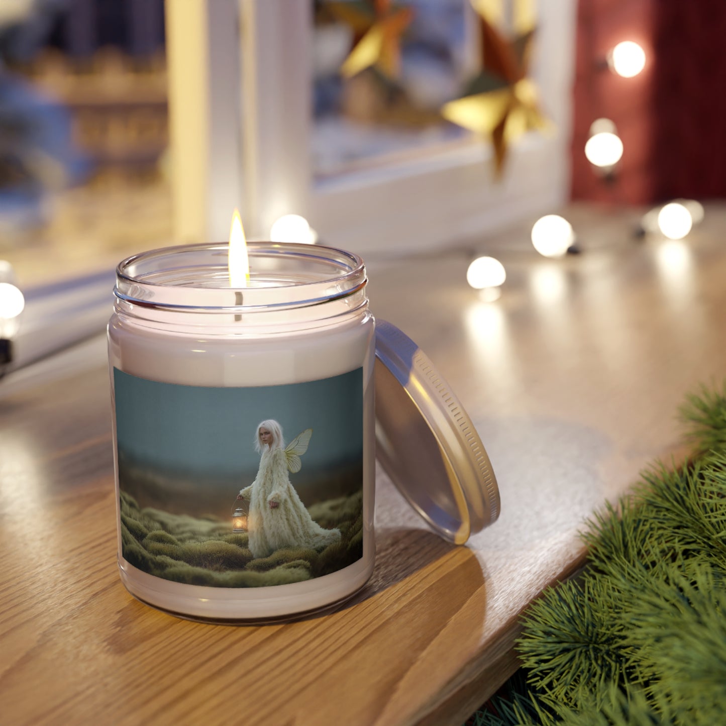 Moonlit Faerie with Lantern Scented Soy Candles with White Lid, 9oz – Keeper of the Mossy Glade