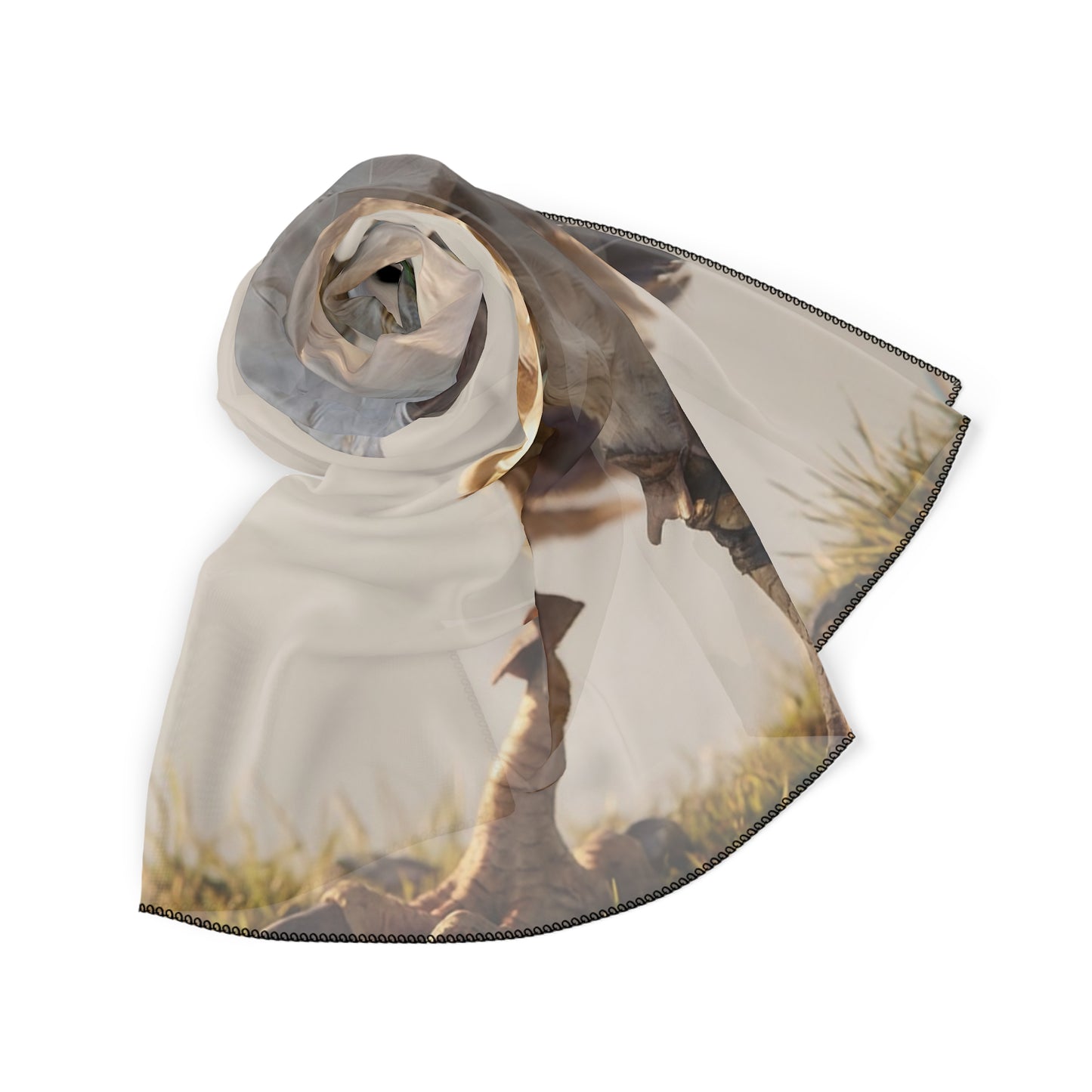 White Eagle Rider Scarf – Sunlit Skyborne Companion
