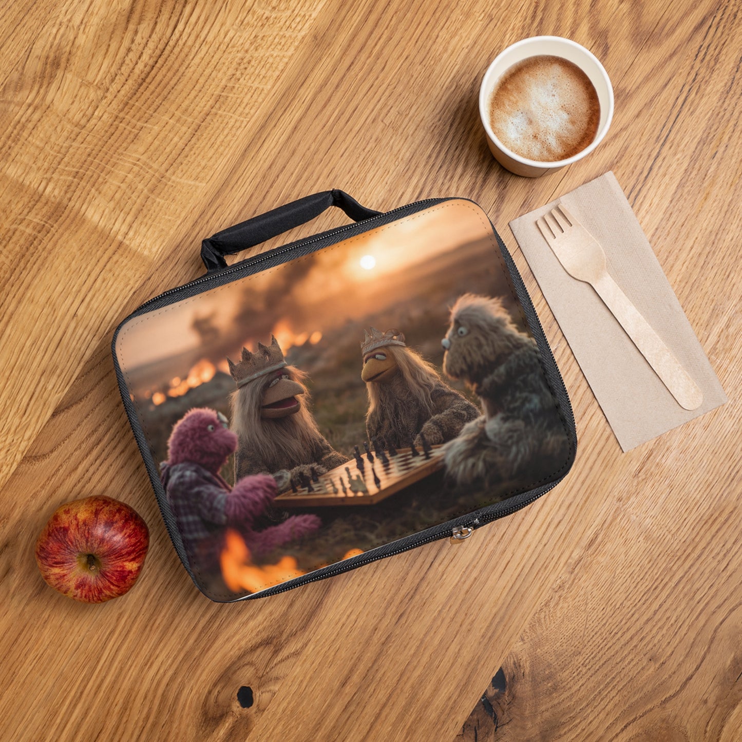 Kings of the Sunset Chess Lunch Bag – Twilight Throne Game