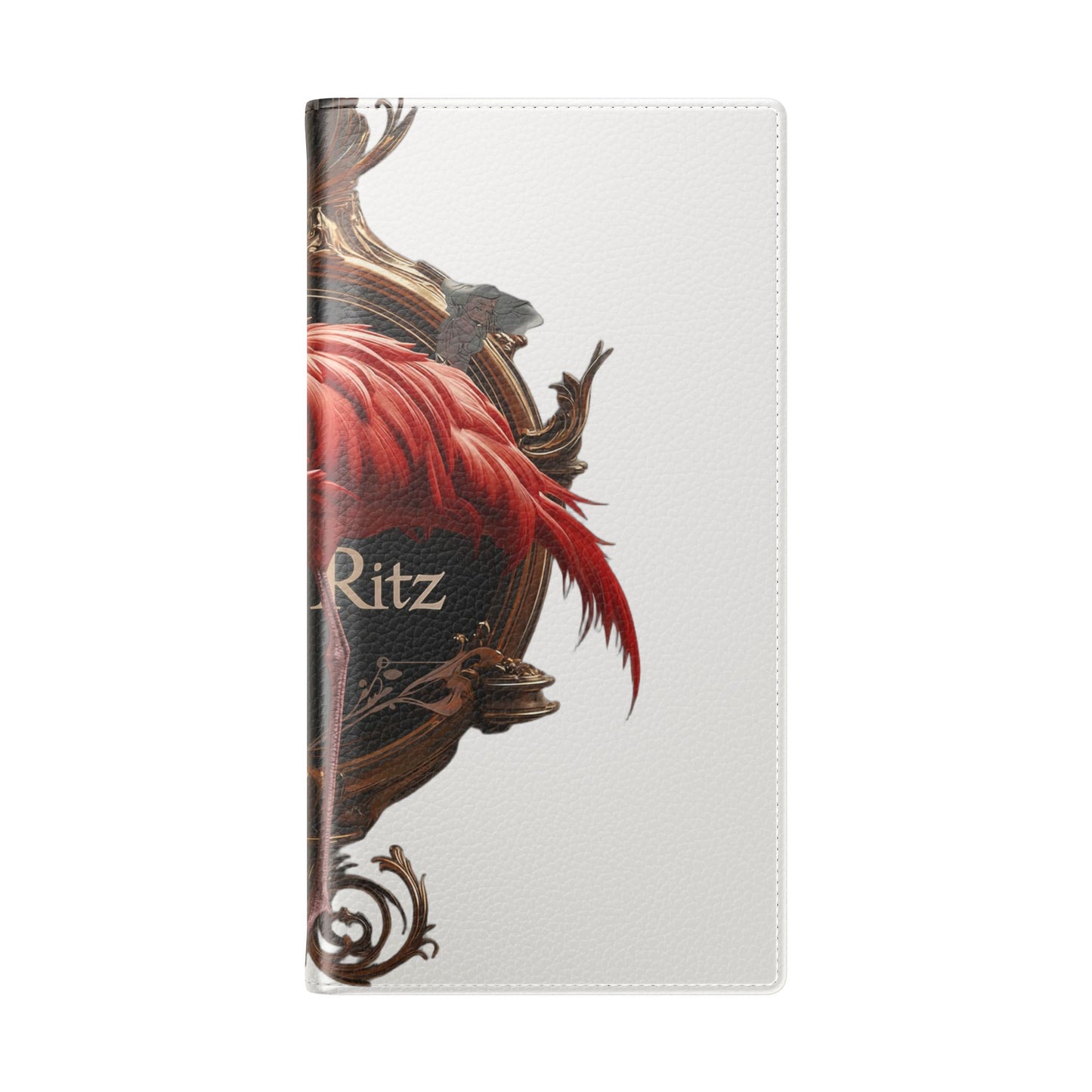 The Ritz Flamingo Flip Cases – Gilded Ornate Frame Art Design