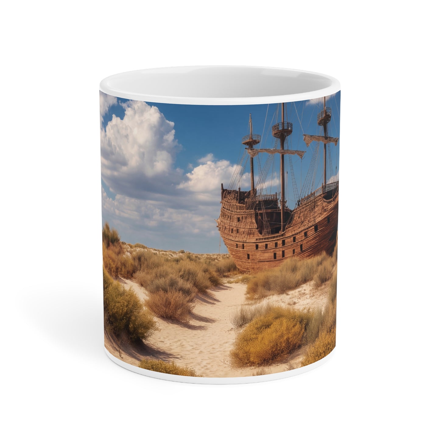 Abandoned Galleon Ceramic Mugs (11oz\15oz\20oz) – Deserted Shipwreck Dreamscape