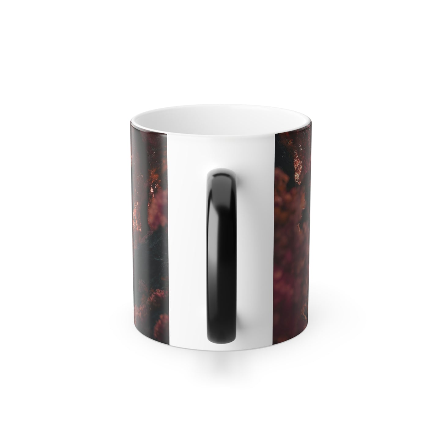 Crimson Canopy Color Morphing Mug, 11oz – Pink Heart Arch Romance