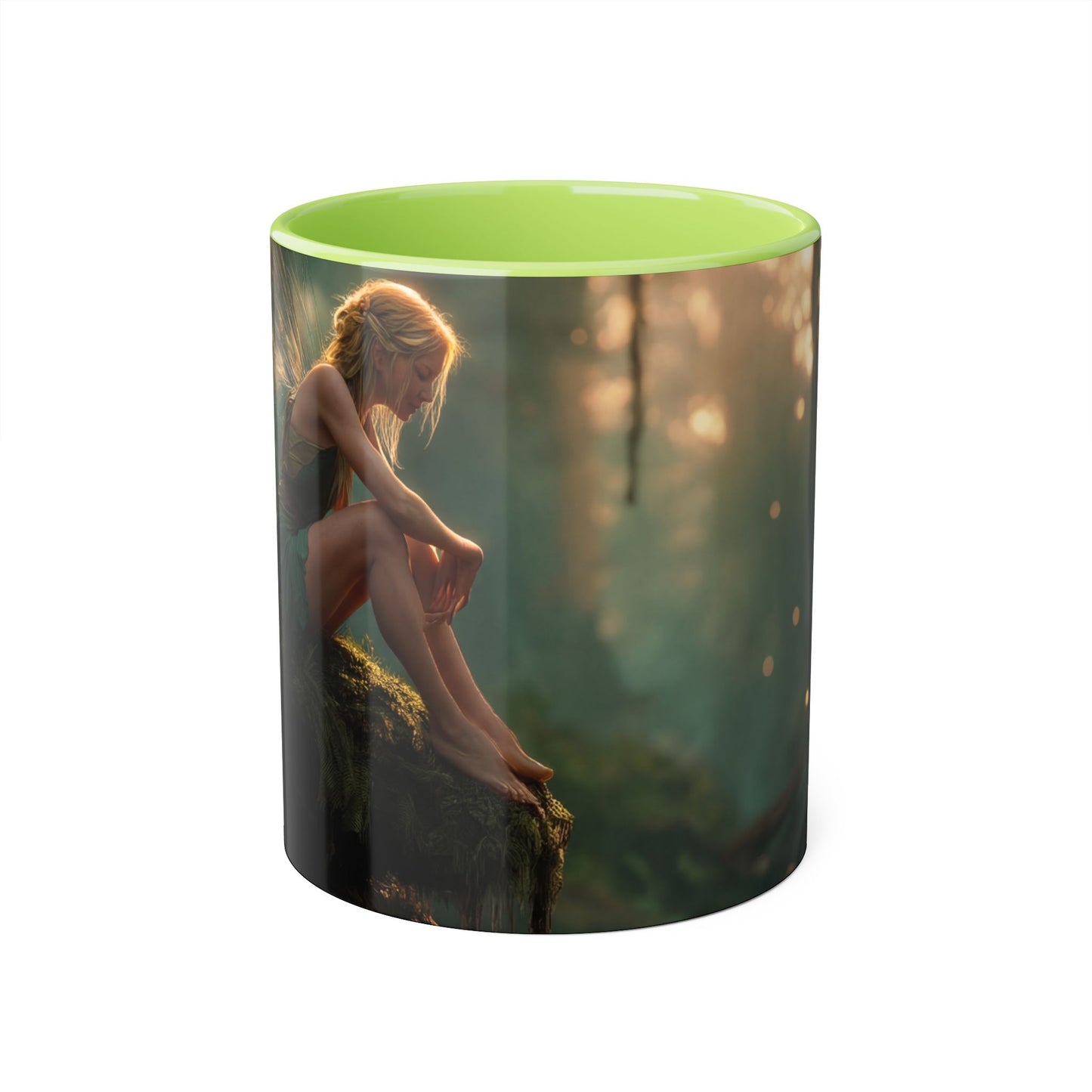 Forest Fairy Accent Mugs, 11oz – Mossy Bank Twilight Solitude