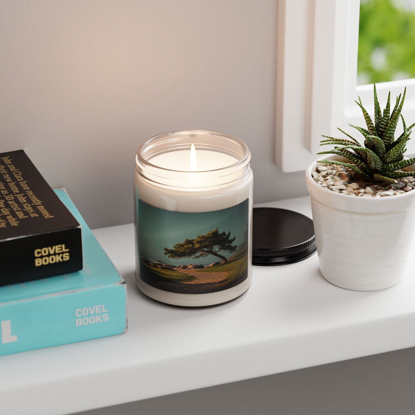 Starlit Sentinel Scented Soy Candle, 9oz – Coastal Night’s Quiet Grace
