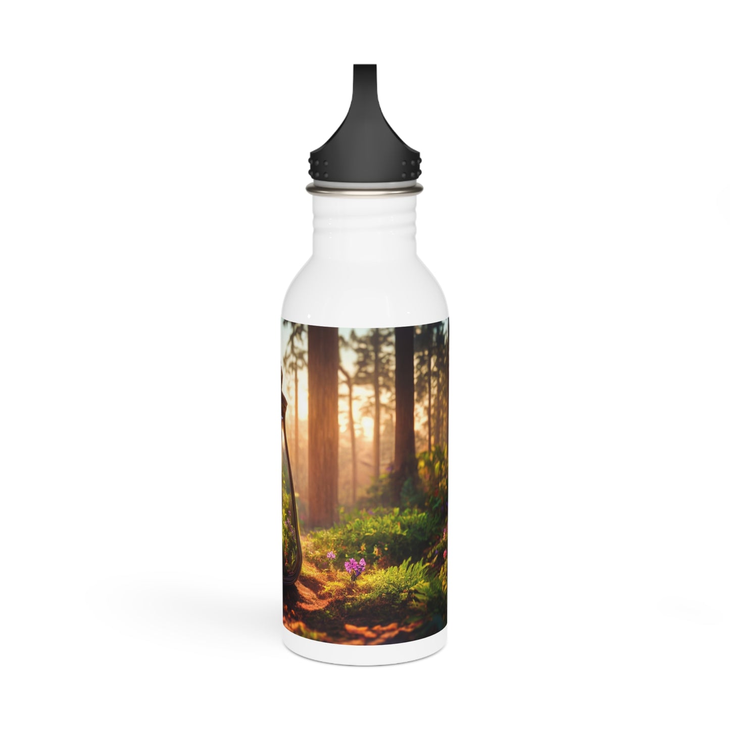 Pocket Forest Terrarium Bottle – Sunlit Wilderness in Your Hands