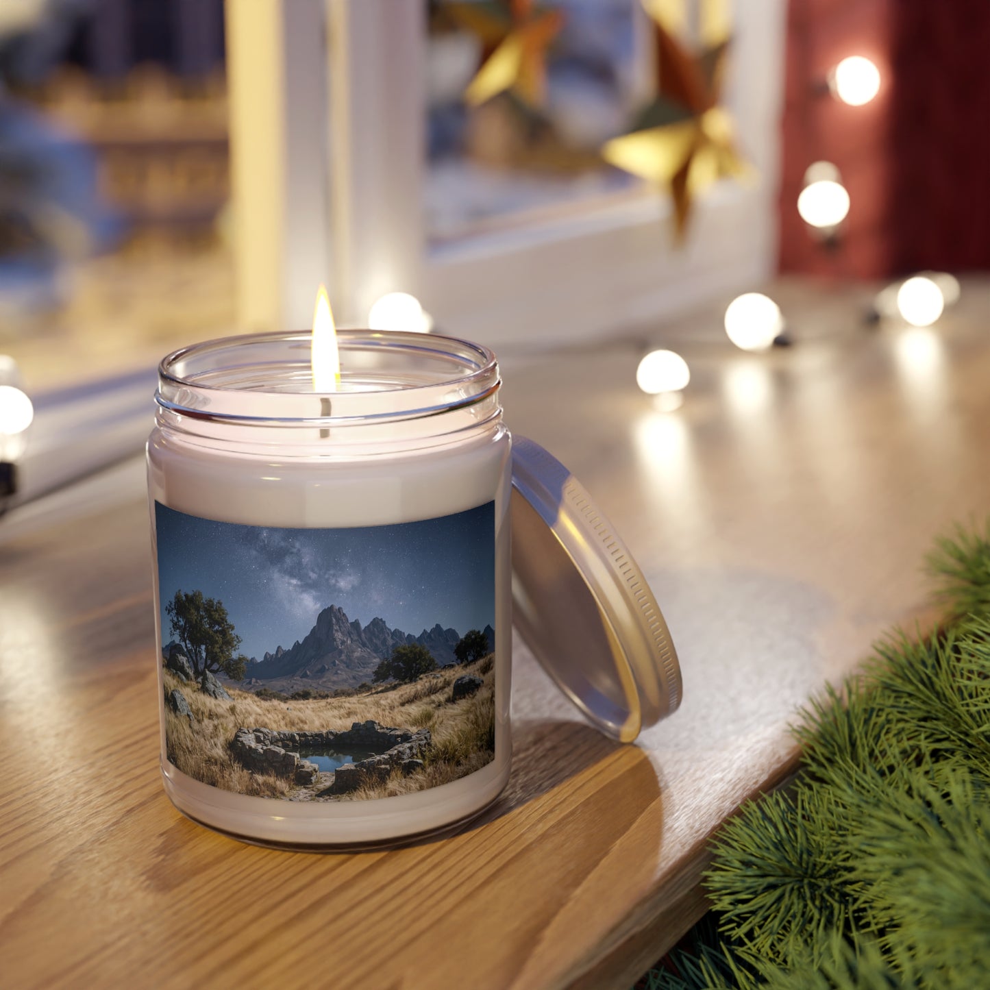 Celestial Well Scented Soy Candles with White Lid, 9oz – Starlit Mountain Sanctuary