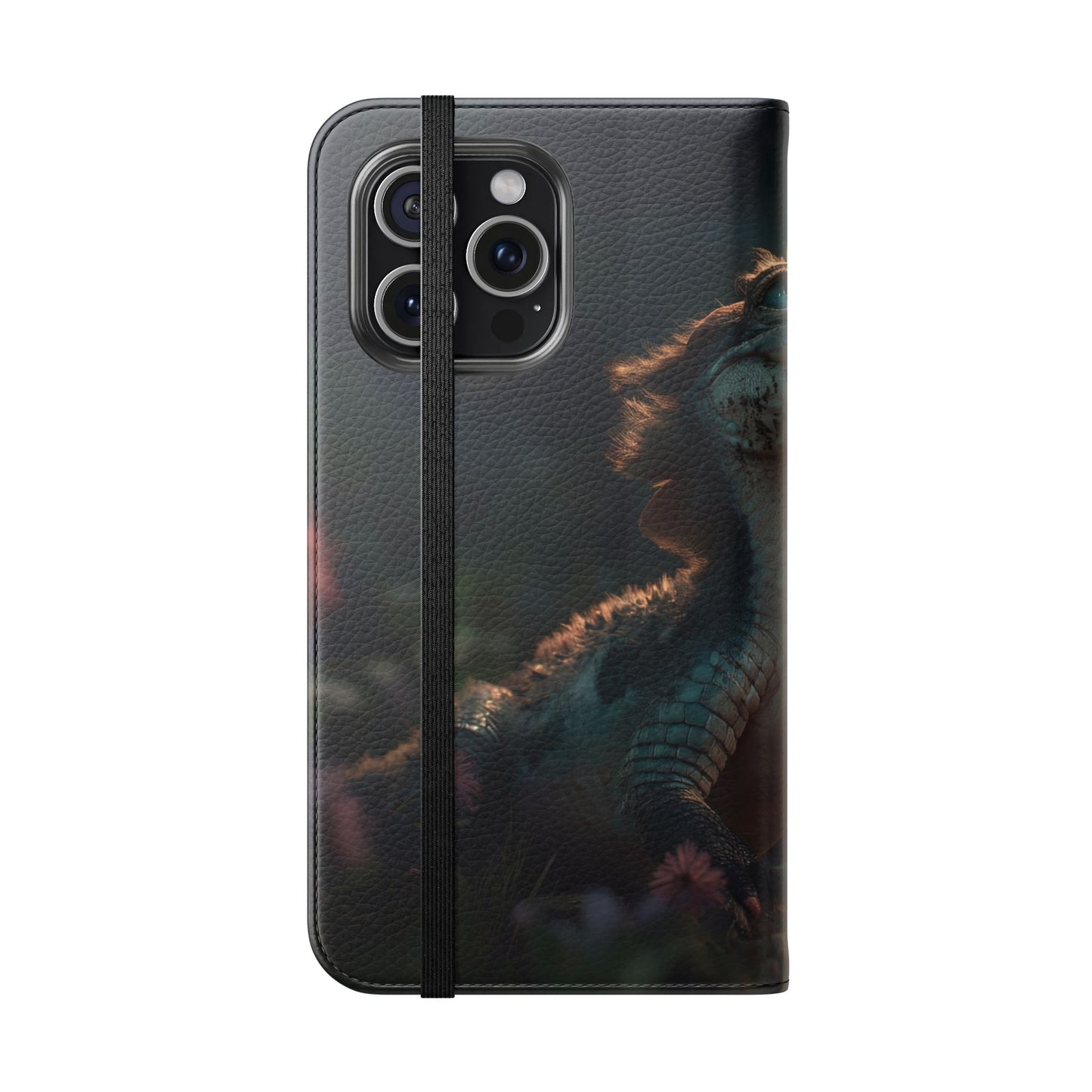 Crocodile Butterfly Flip Cases – Tender Guardian with Moth Companion