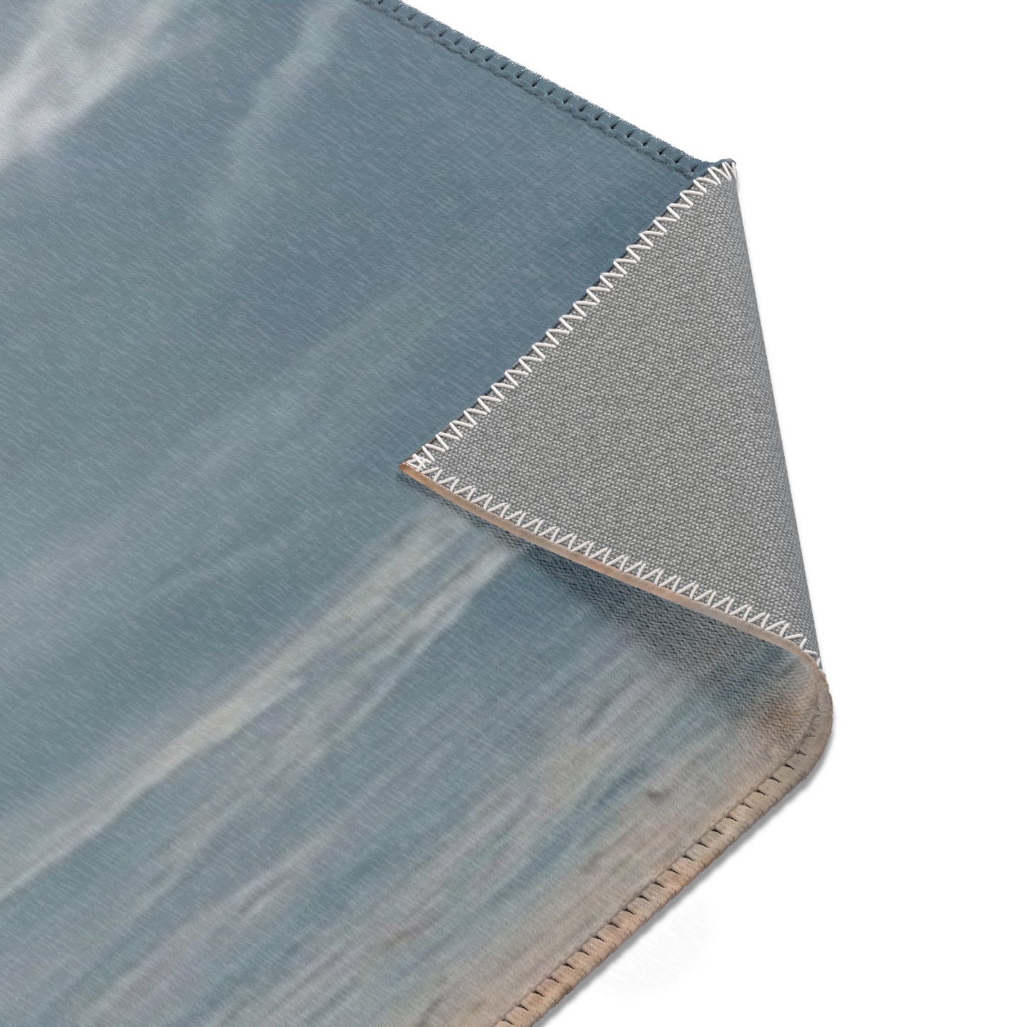 Midnight Sleigh Ride Area Rug – Frostbound City Beneath the Full Moon