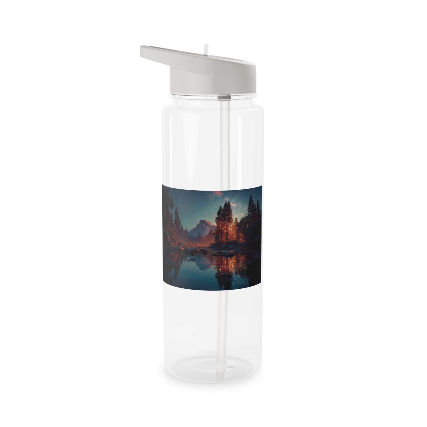 Twilight Valley Tritan Water Bottle – Starlit Reflections on the Merced