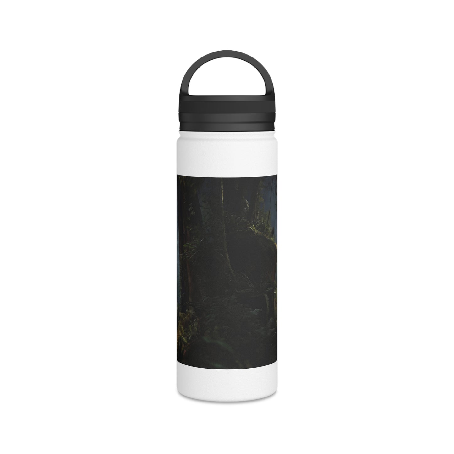 Lungs of the Wild Stainless Steel Water Bottle, Handle Lid – Breath of the Ancient Grove
