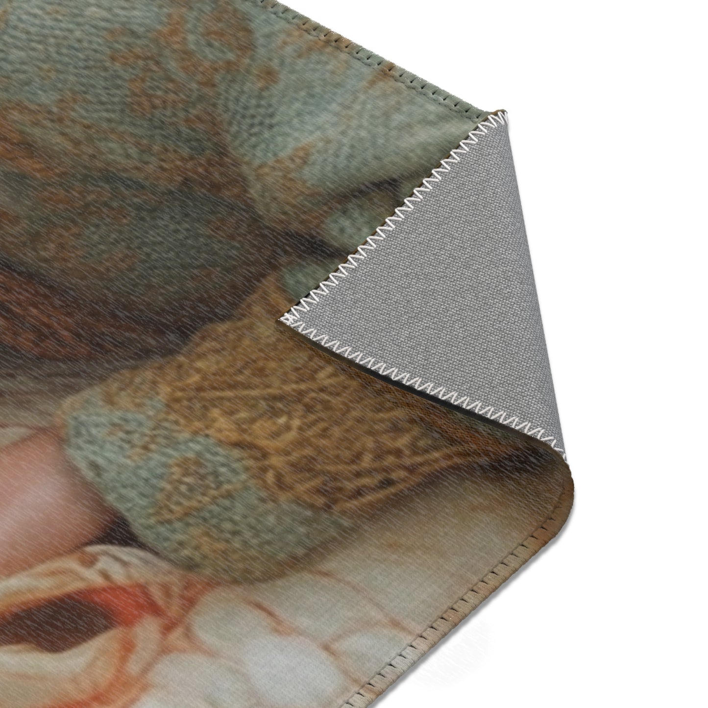 Snowbound Dragon & Child Area Rugs – Whispering Winter Sanctuary