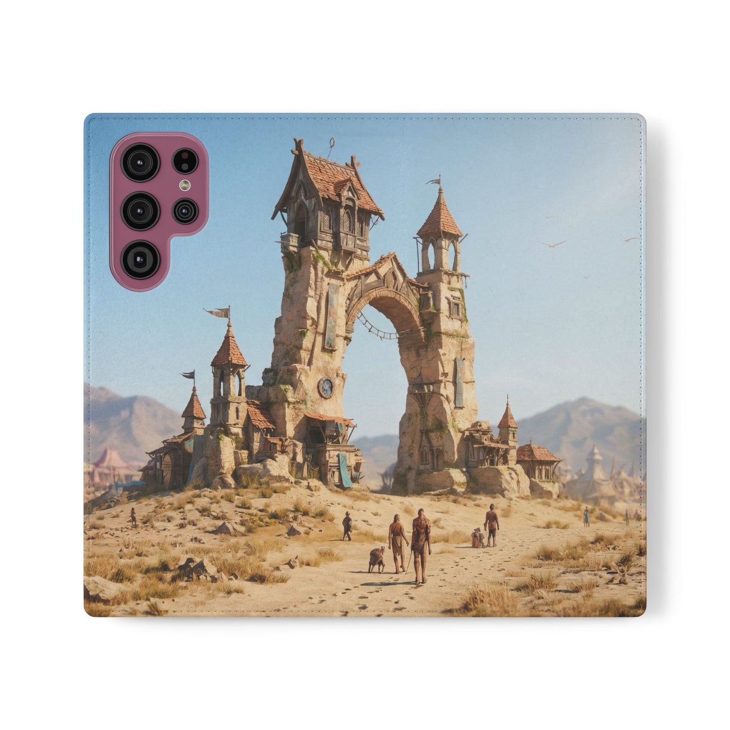 Desert Sentinel Gate Flip Cases – Weathered Archway Journey