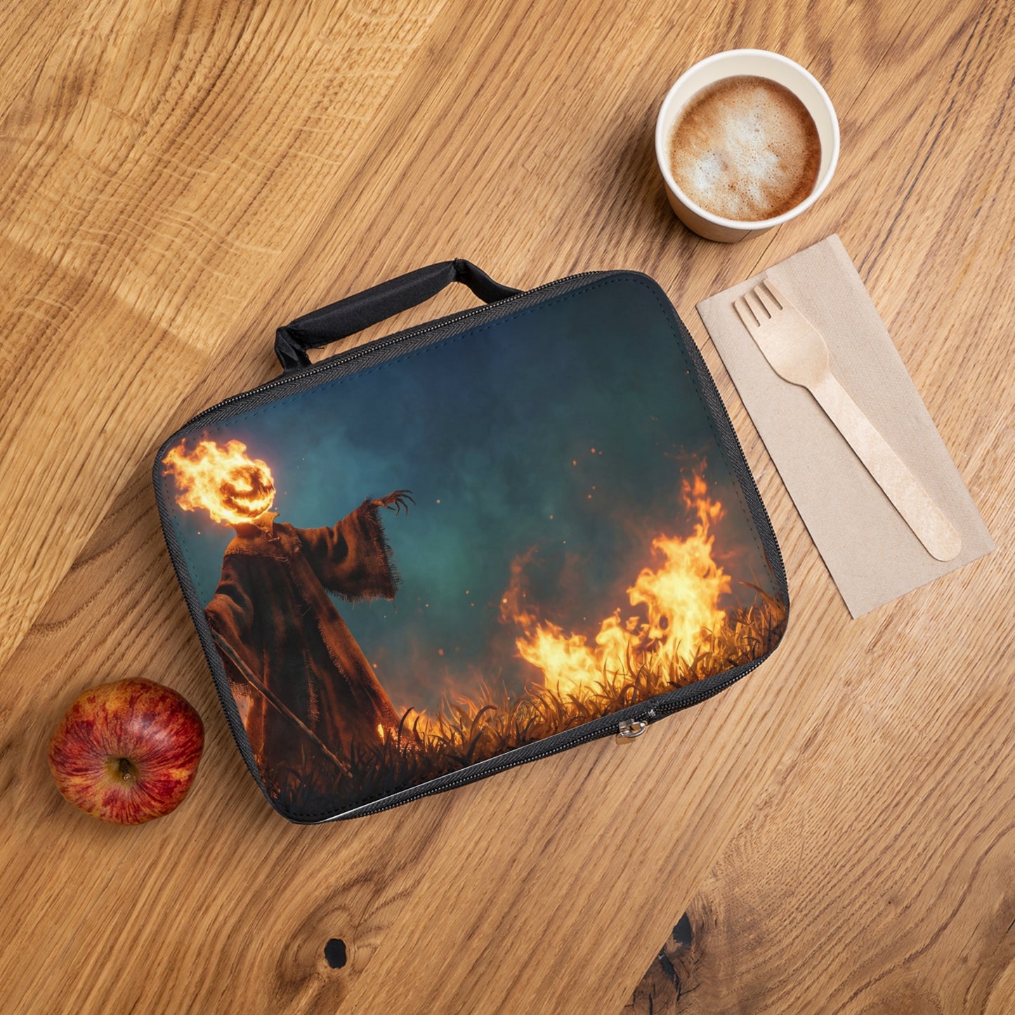 Fiery Headed Reaper Lunch Bag – Twilight Harvest Guardian